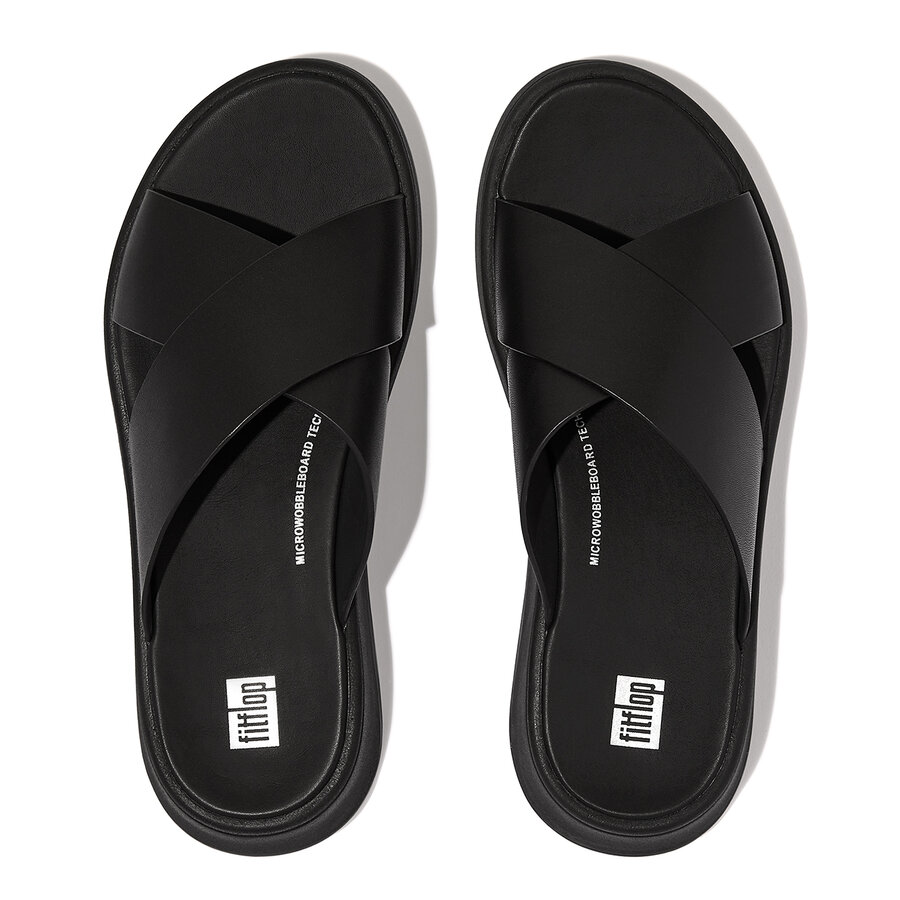 FitFlop FW5 Slipper F-Mode Flatform All Black