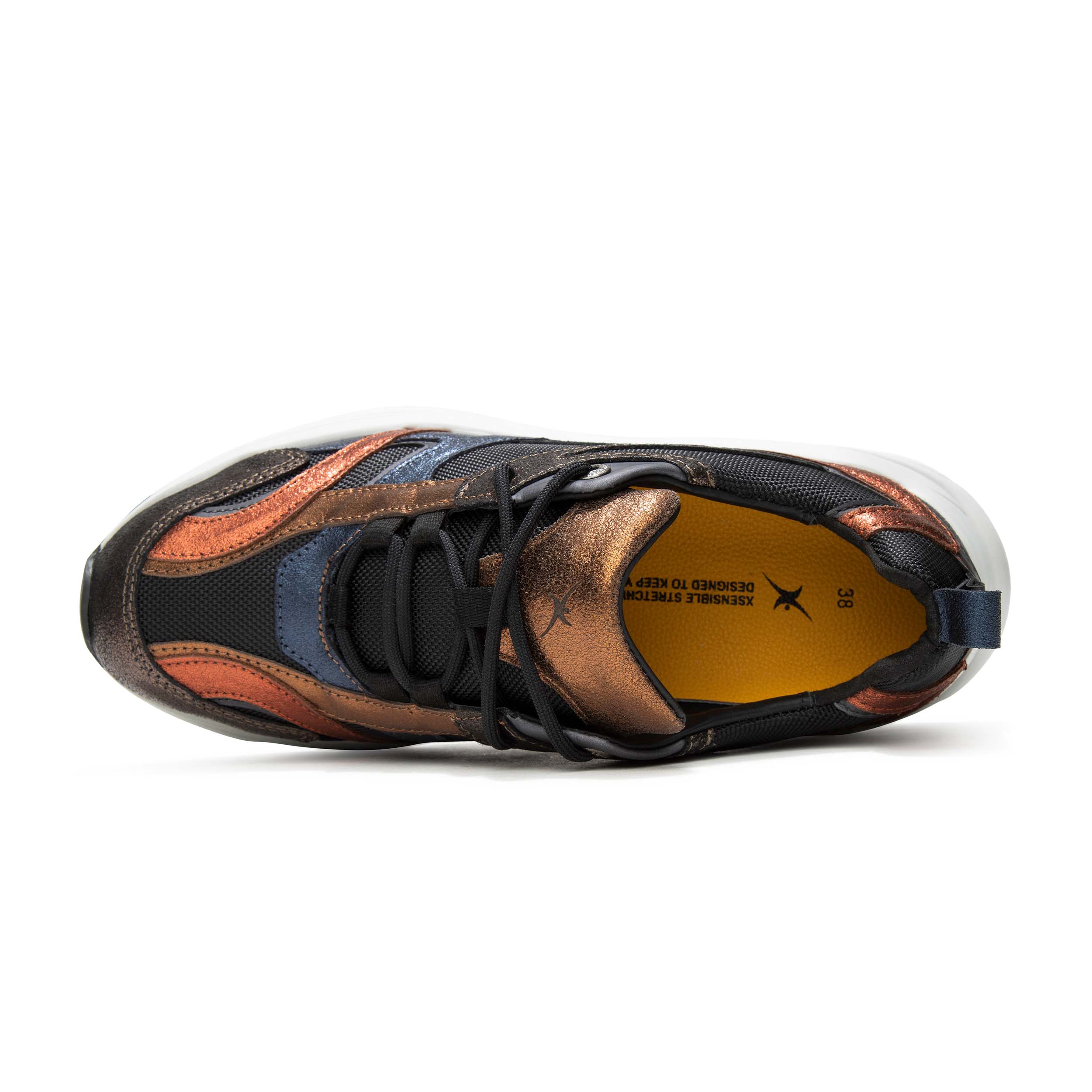Xsensible 33003.5 Sneaker Brooklyn Women Black Fantasy G