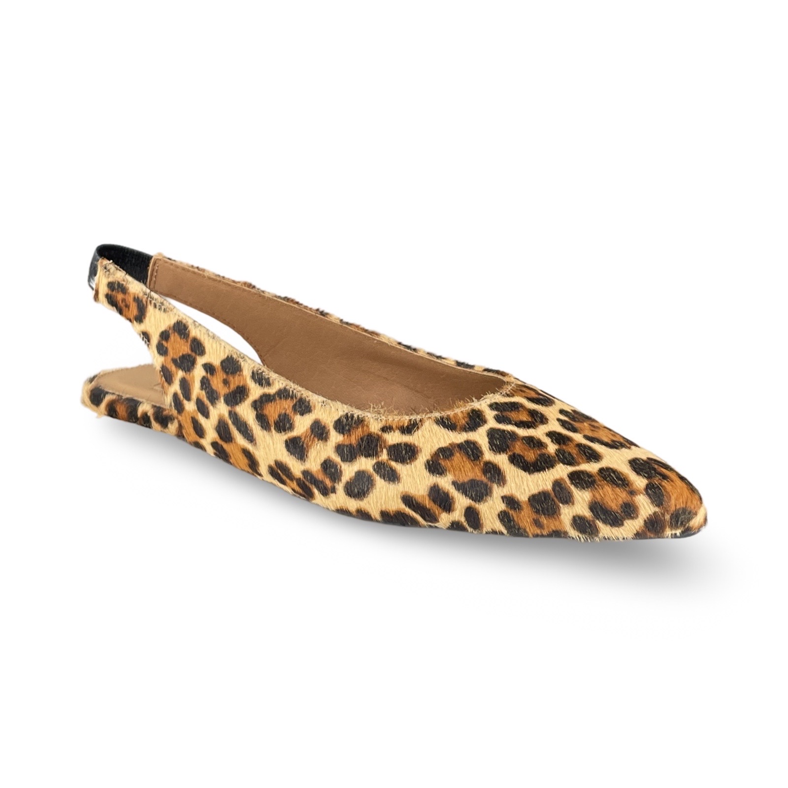 Toral Slingback Tatum Pony Leopard/Negro