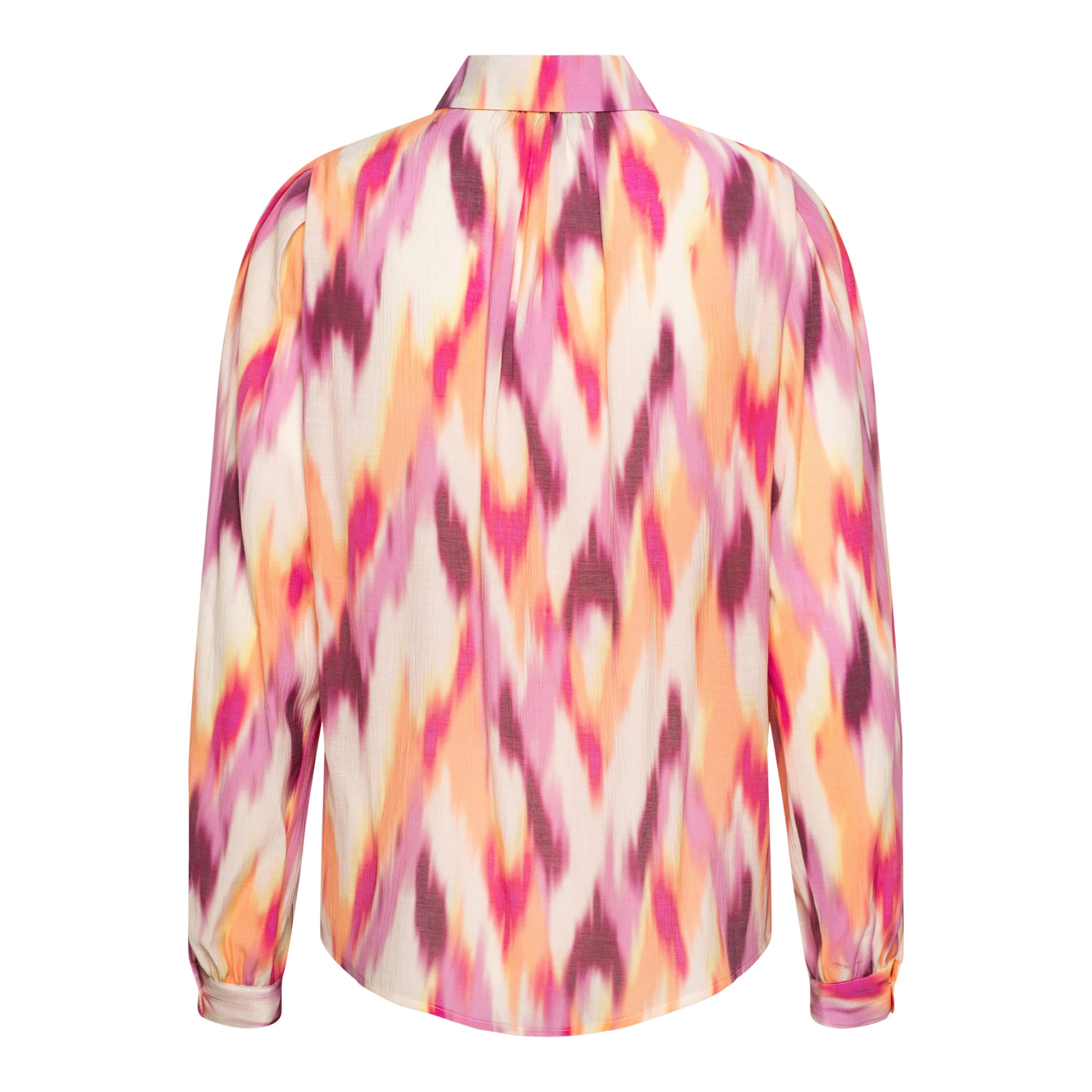 &Co BL354 Blouse Apollo Ikat Peach Orange Multi