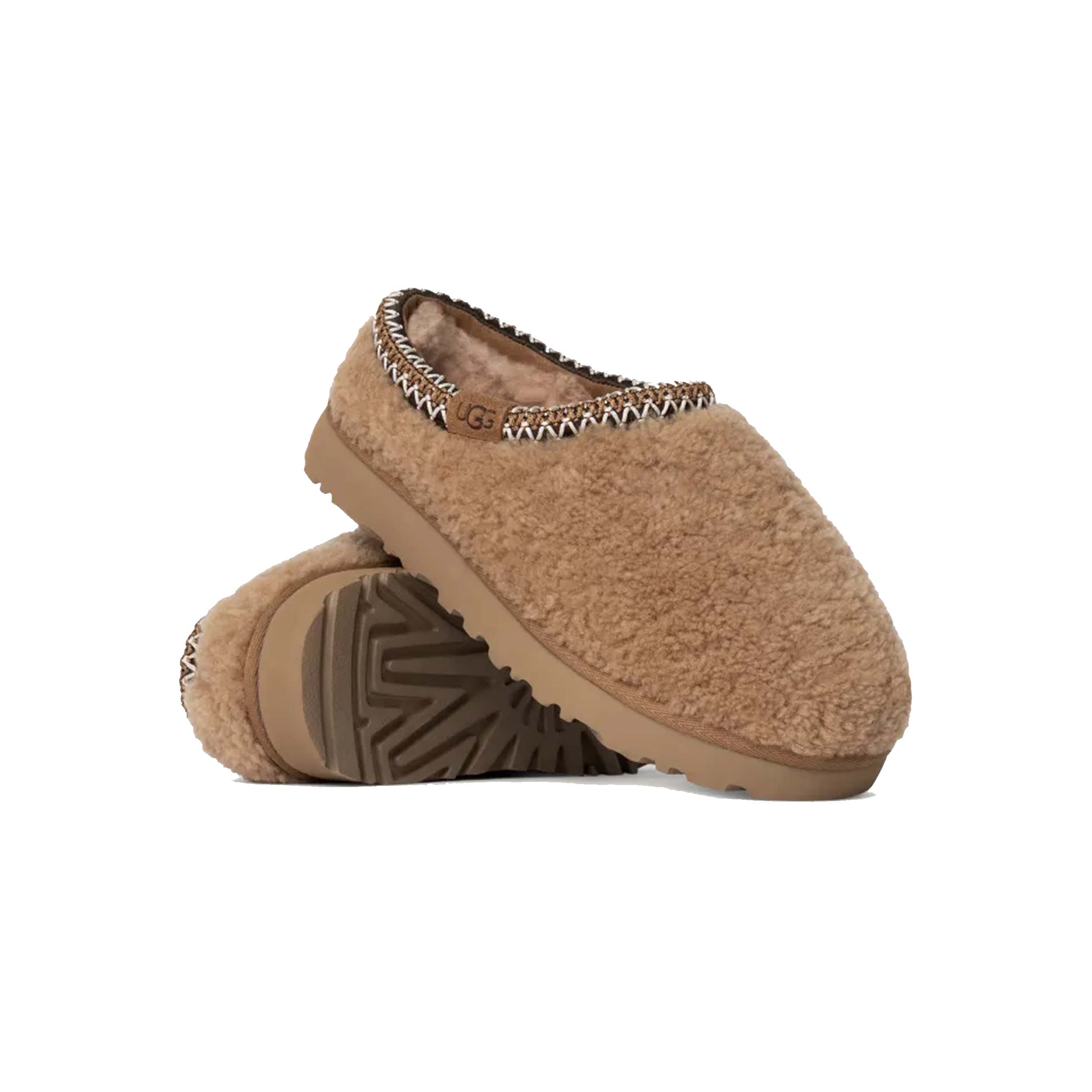 UGG 1158356 Pantoffel Tasman Maxi Curly Chestnut