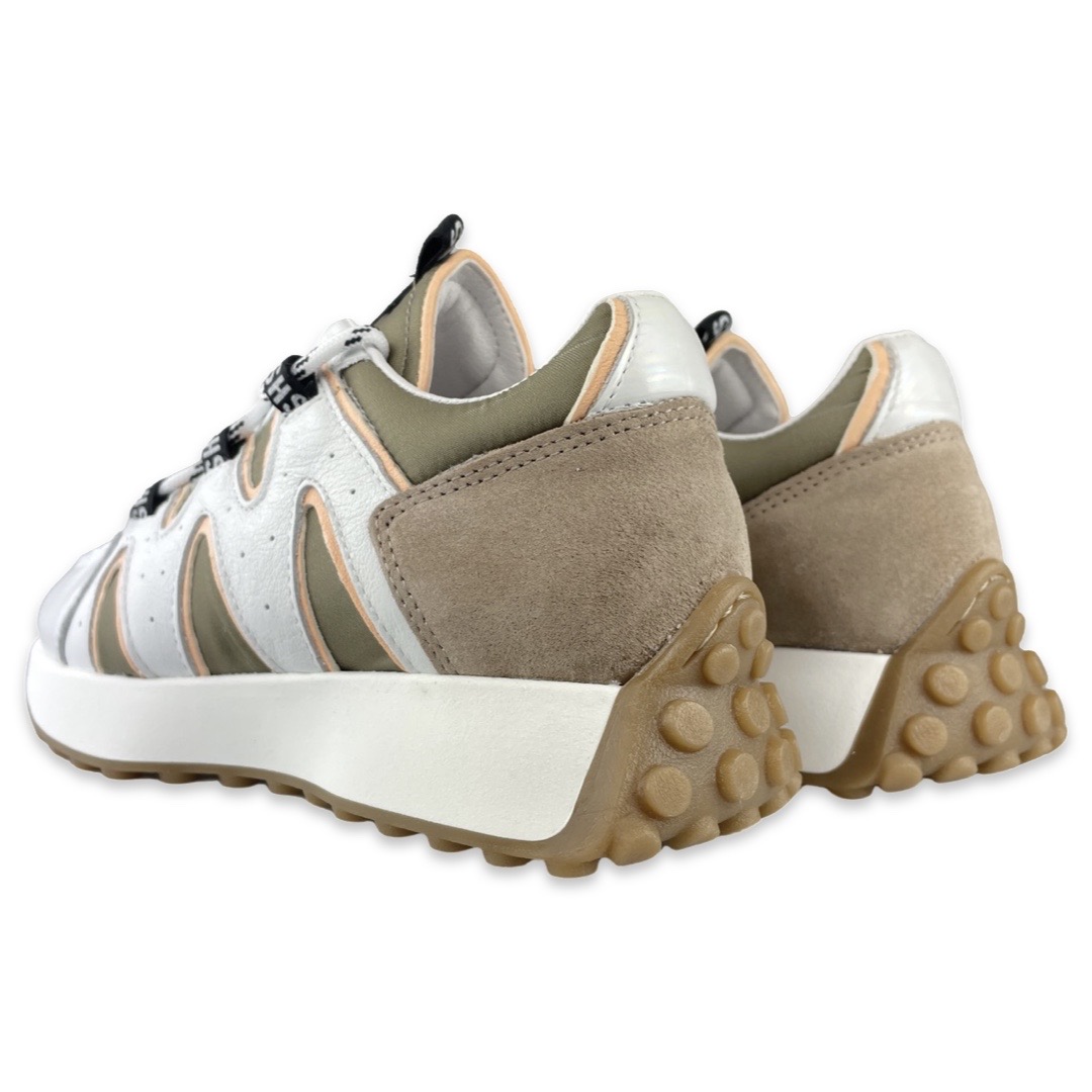 Giga Sneaker Taupe/Wit