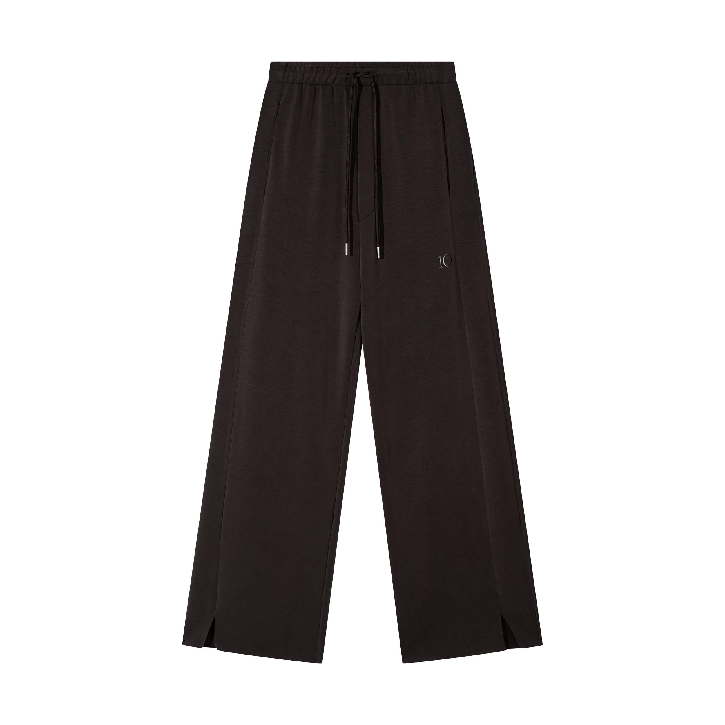 10DAYS 20-012-5201 Broek Soft Wide Leg Chocolate