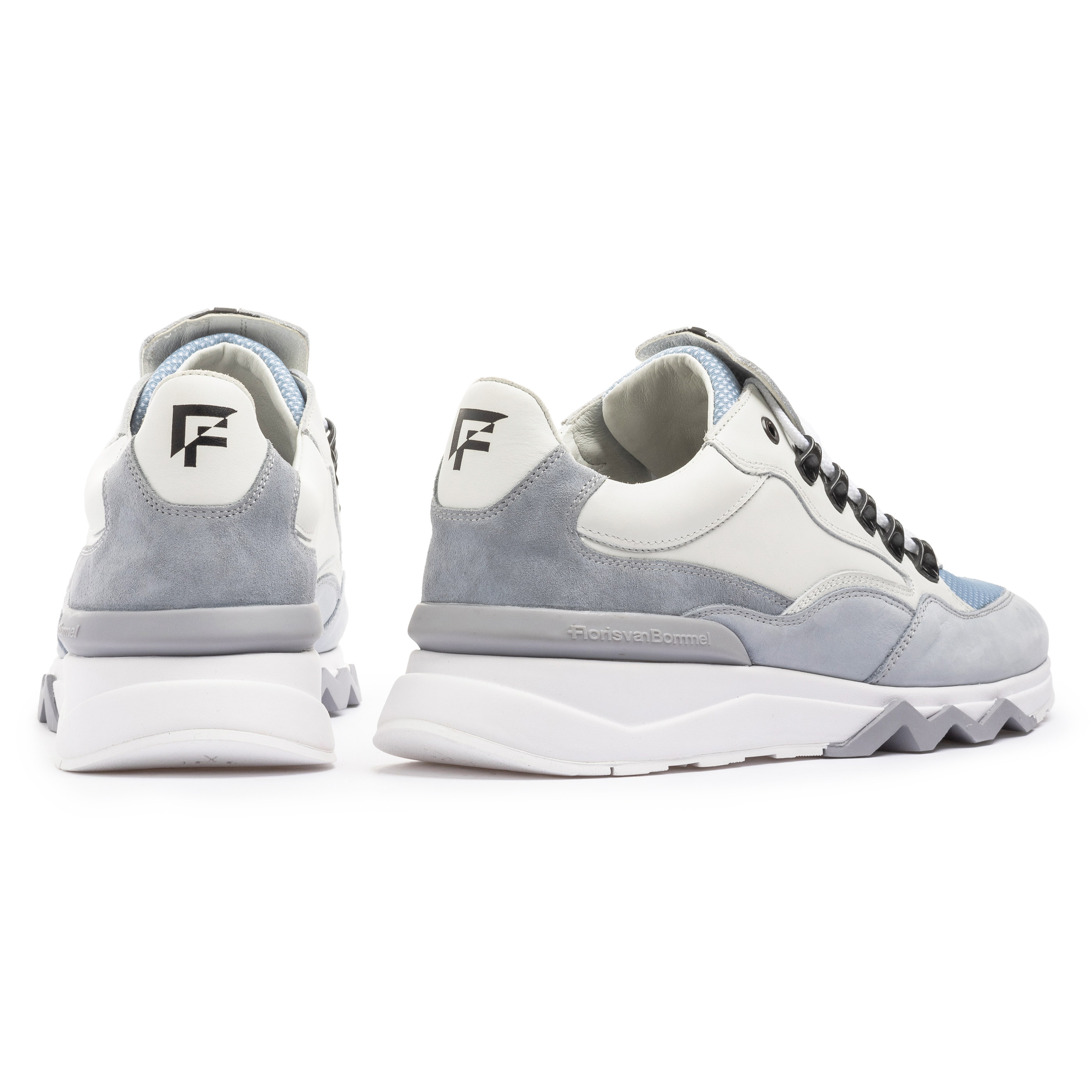 Floris van Bommel SFM-10135 Sneaker De Zager 01.24 Light Blue G1/2