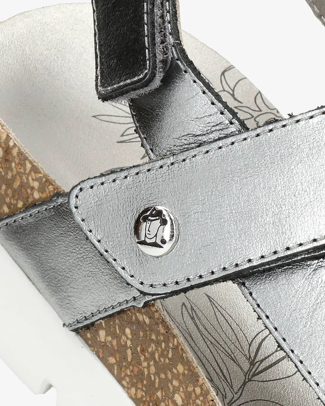 Panama Jack B4 Sandaal Selma Shine Anthracite