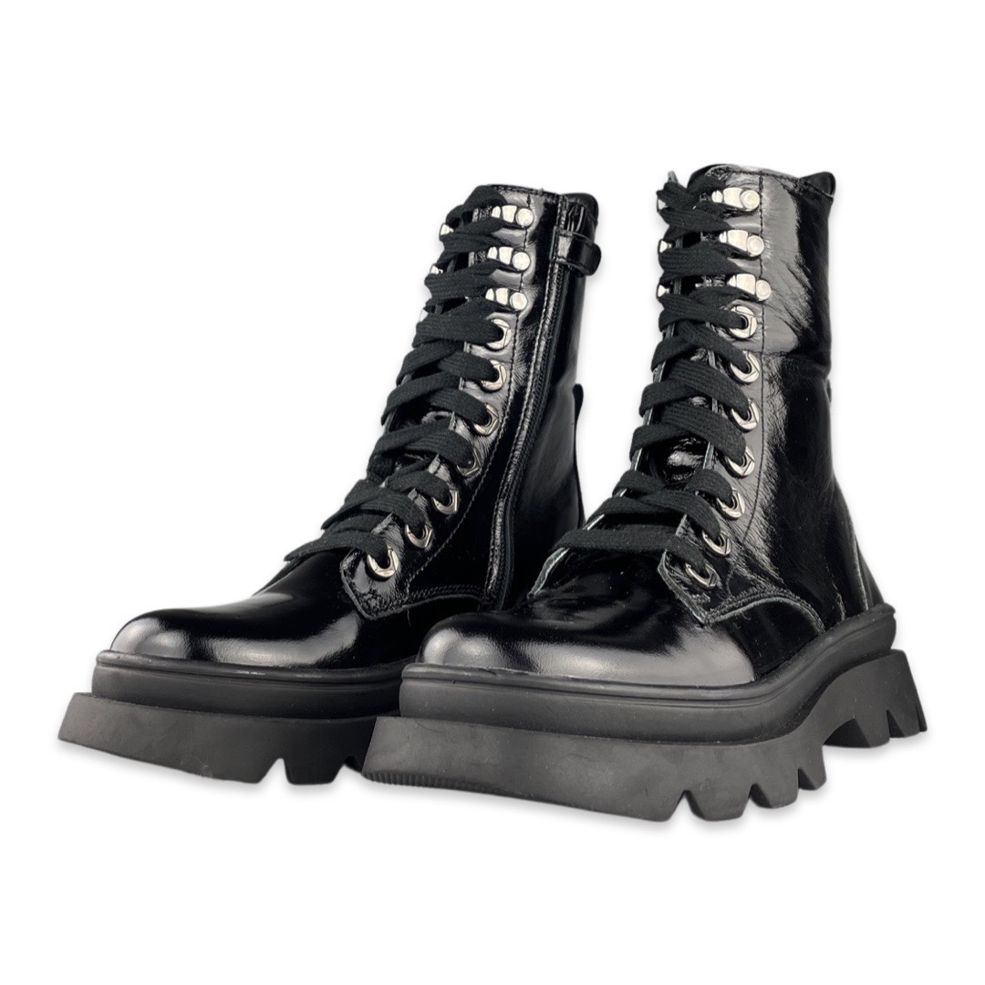Twins 322676 Boot Jill Jordy Black Patent 5