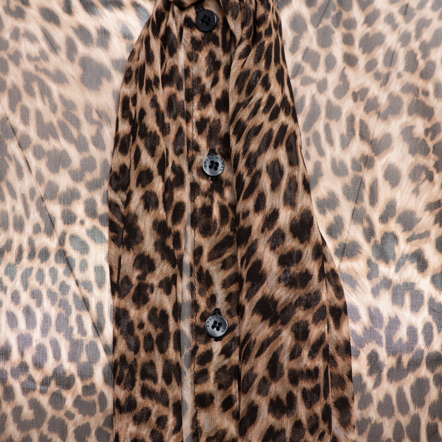 &Co BL318 Blouse Alix Animal Black Multi
