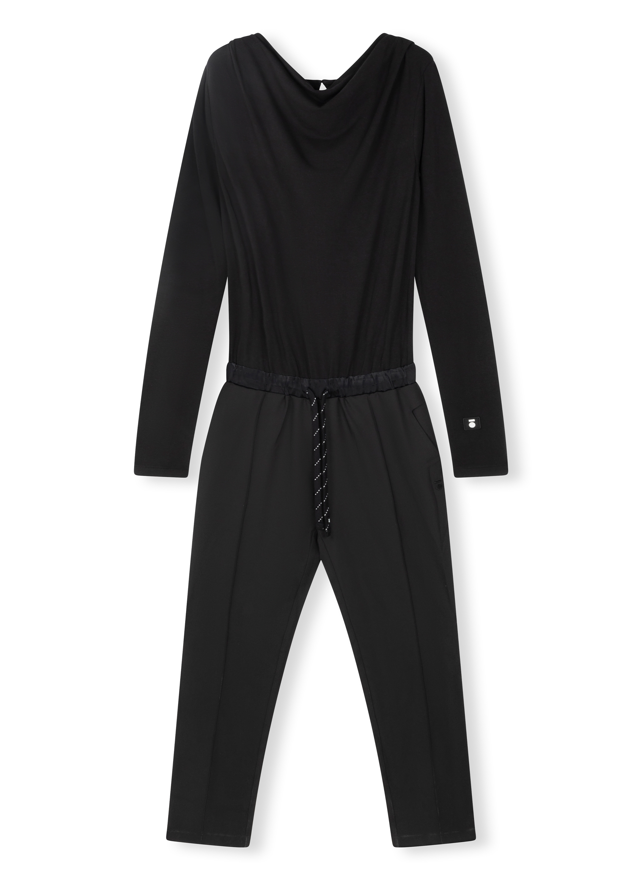 10Days light stretch crepe jumpsuit black