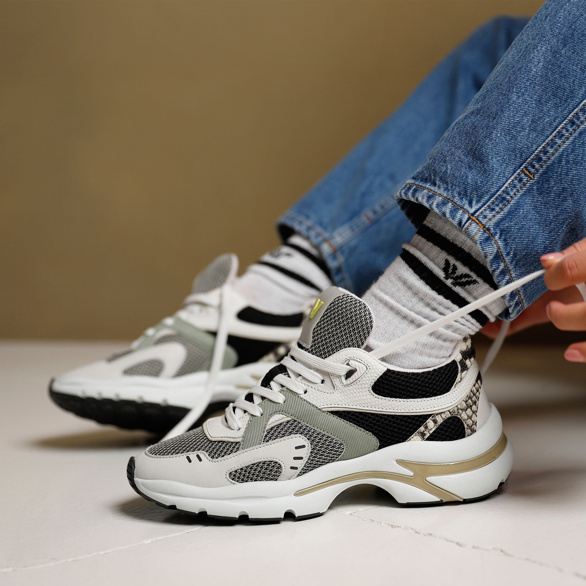 VIA VAI 62218 Sneaker Vesper Kelsey Bianco