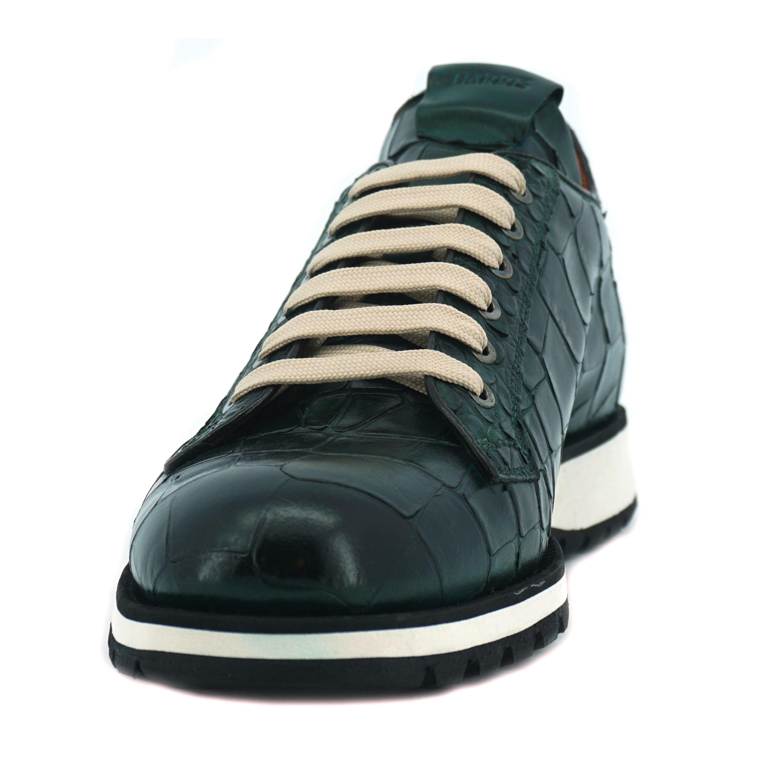 Harris Liverpool veterschoen croco groen