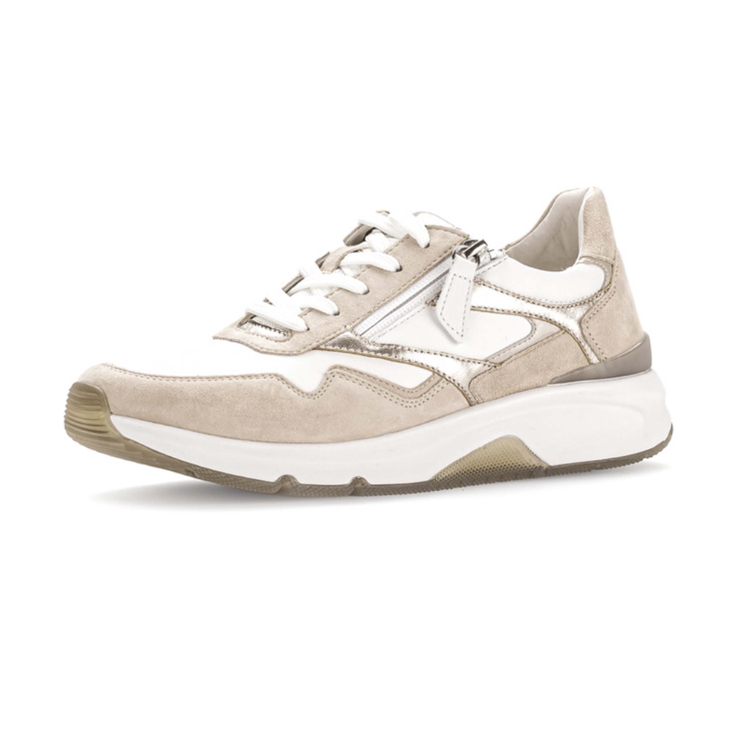 Gabor Rollingsoft 66.896 Sneaker White/Oak/Powder