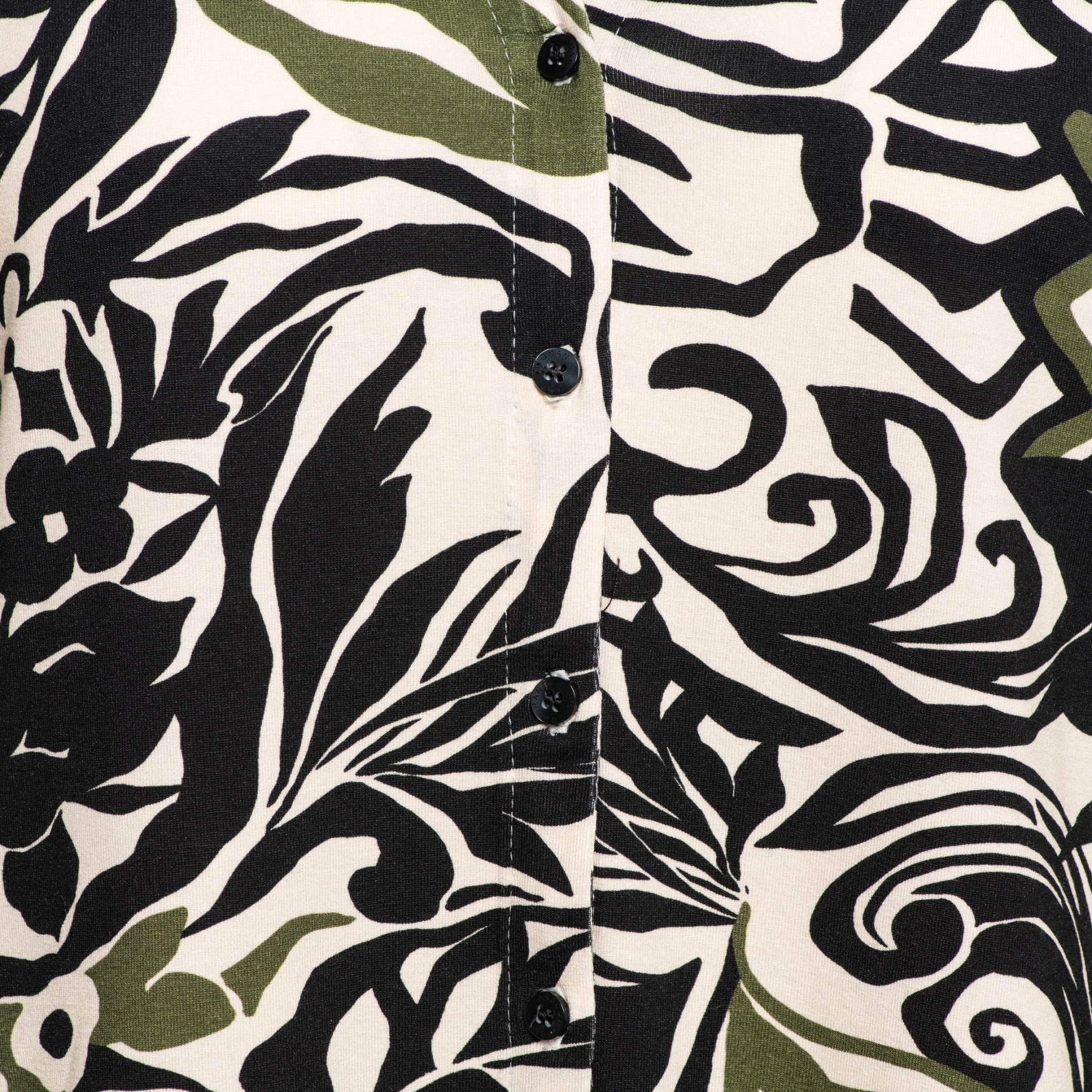 &Co BL355 Blouse Vayen Leaf Black Multi