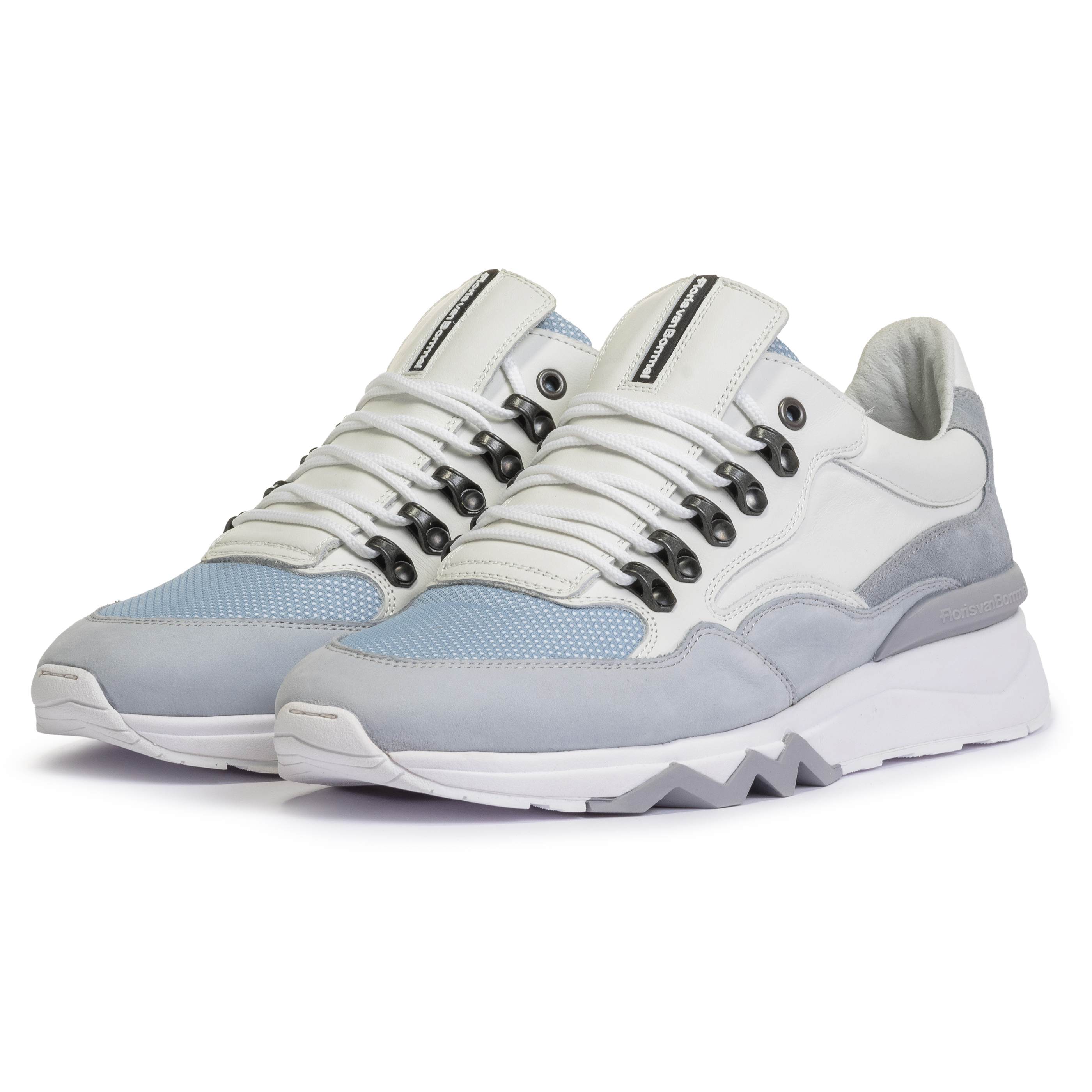 Floris van Bommel SFM-10135 Sneaker De Zager 01.24 Light Blue G1/2