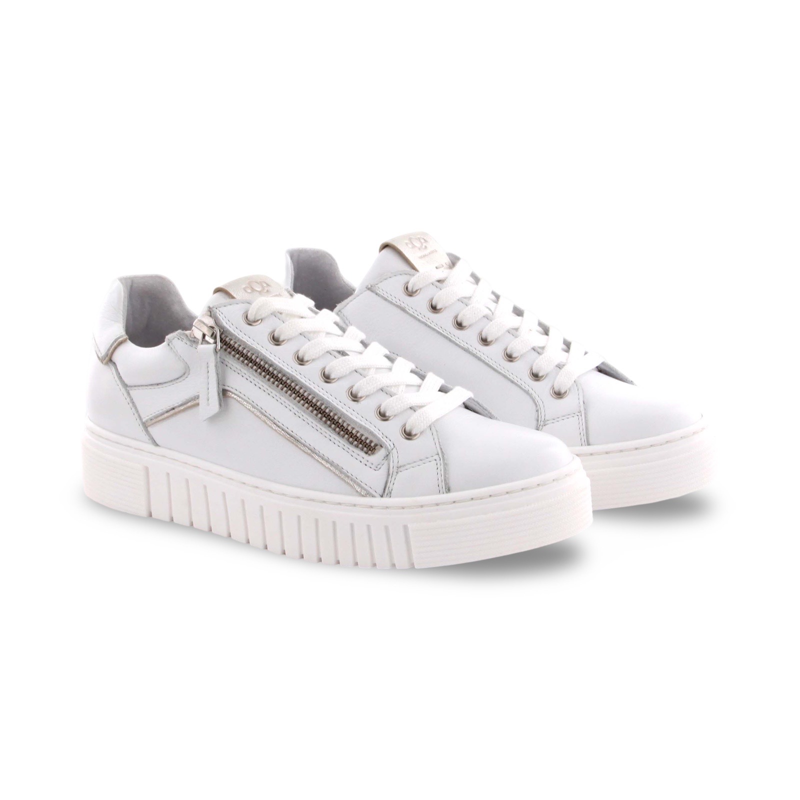 AQA A8697 Sneaker Bele White/Champagne