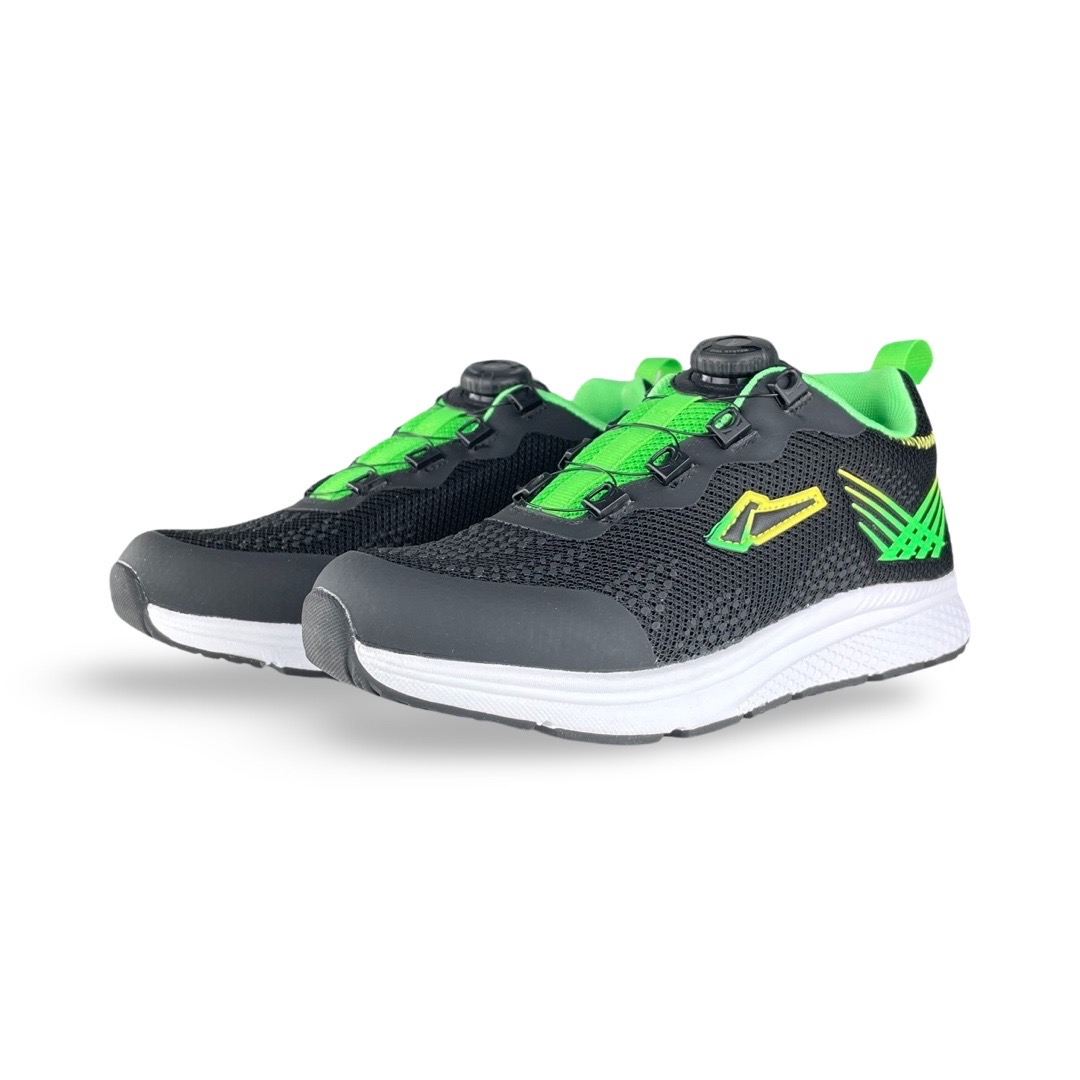 Piedro 70093 Sneaker Daan BOA Zwart/Groen 3.5