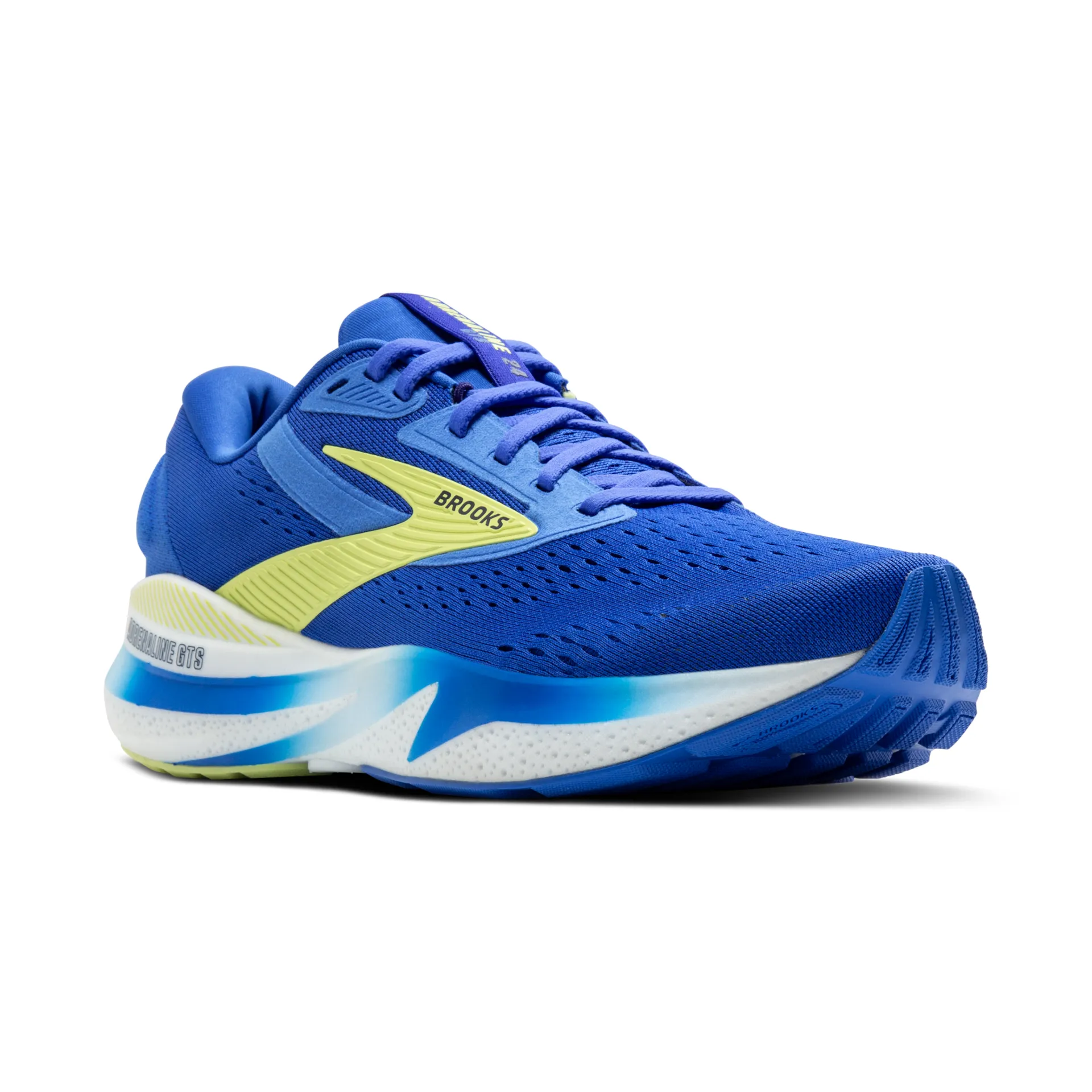 Brooks 110437 Adrenaline GTS 24 Men Cobalt/Neo Yellow/Peacoat Wide