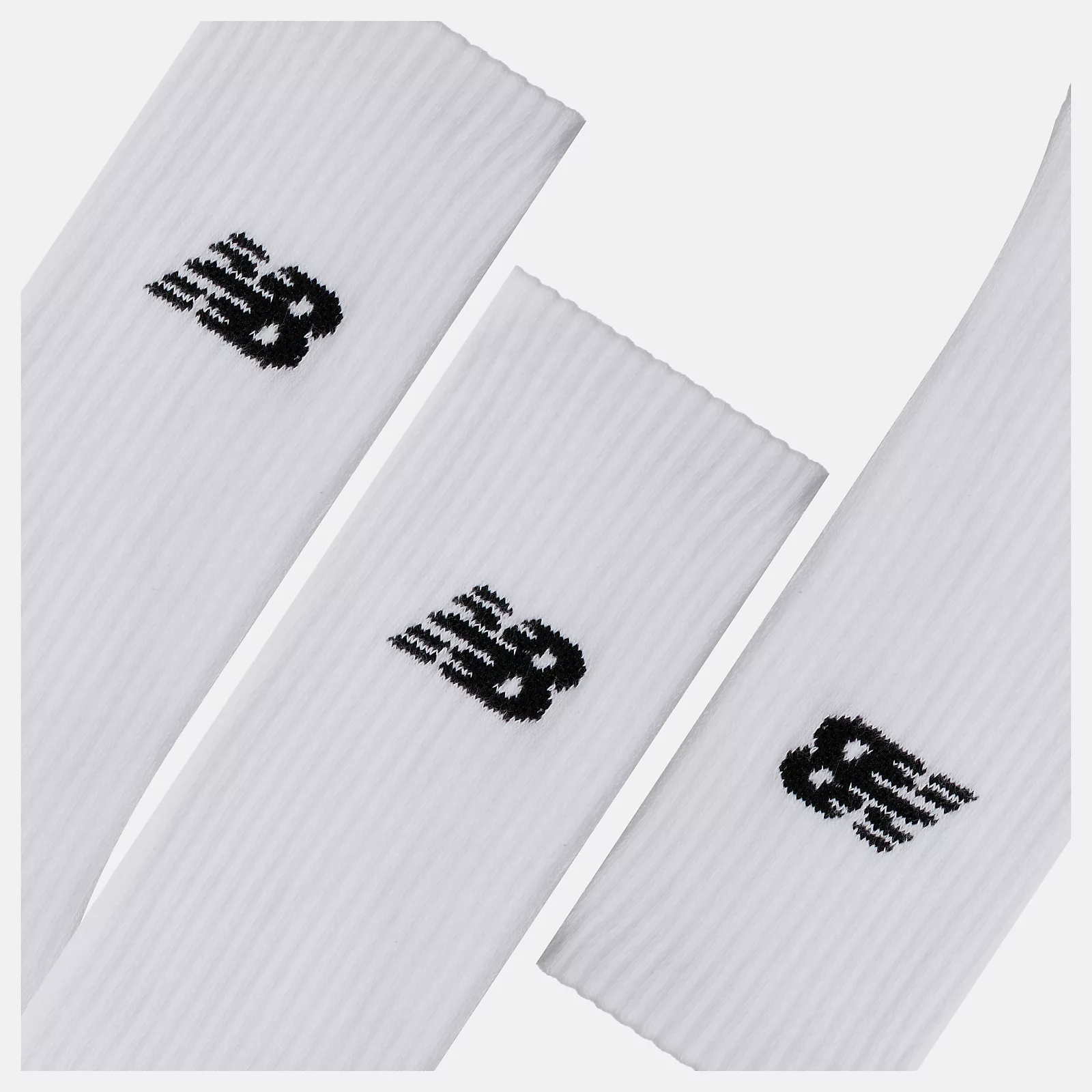 New Balance LAS51293 Sokken Everyday Crew 3 Pack White