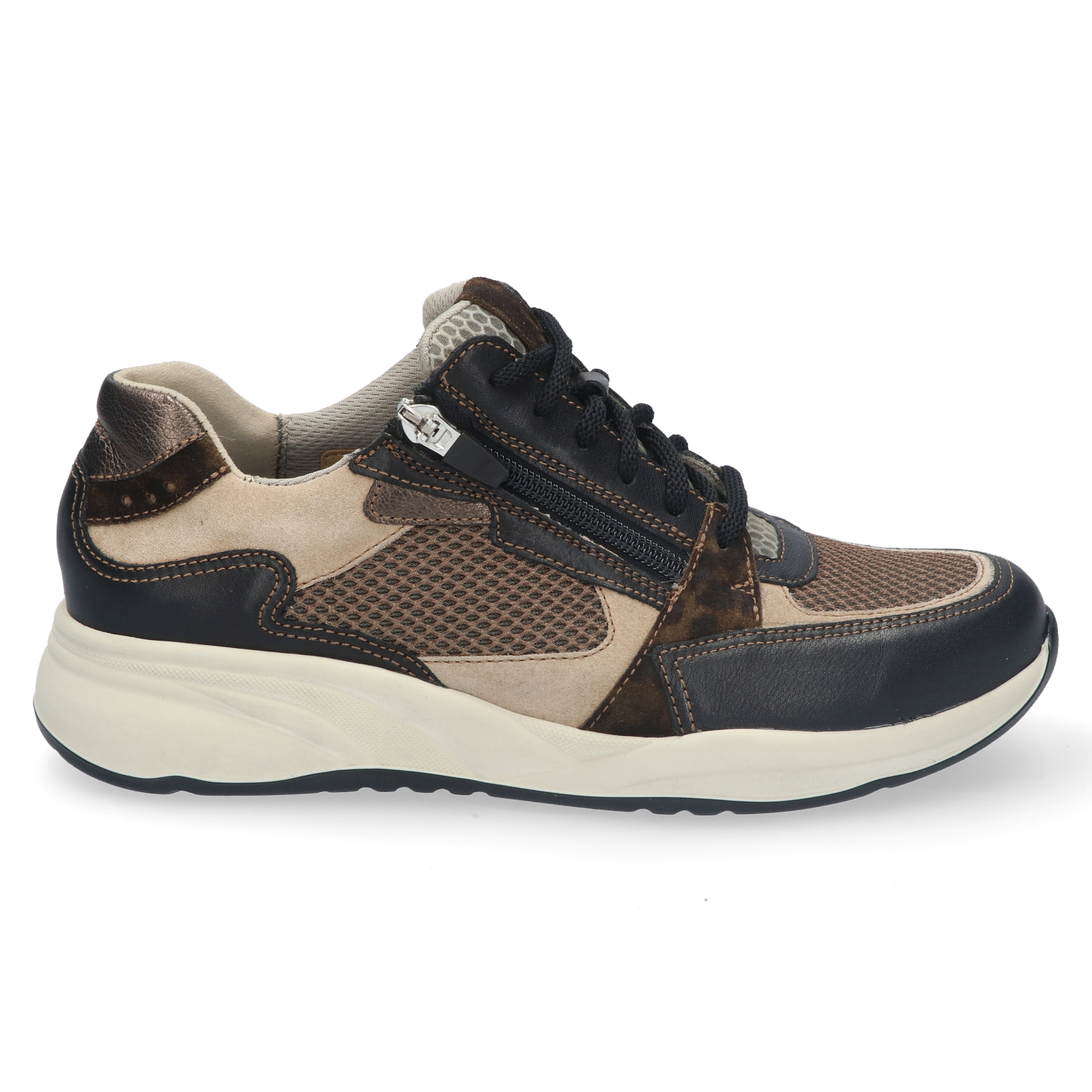 Durea 6295 Sneaker Zwart Seppia H