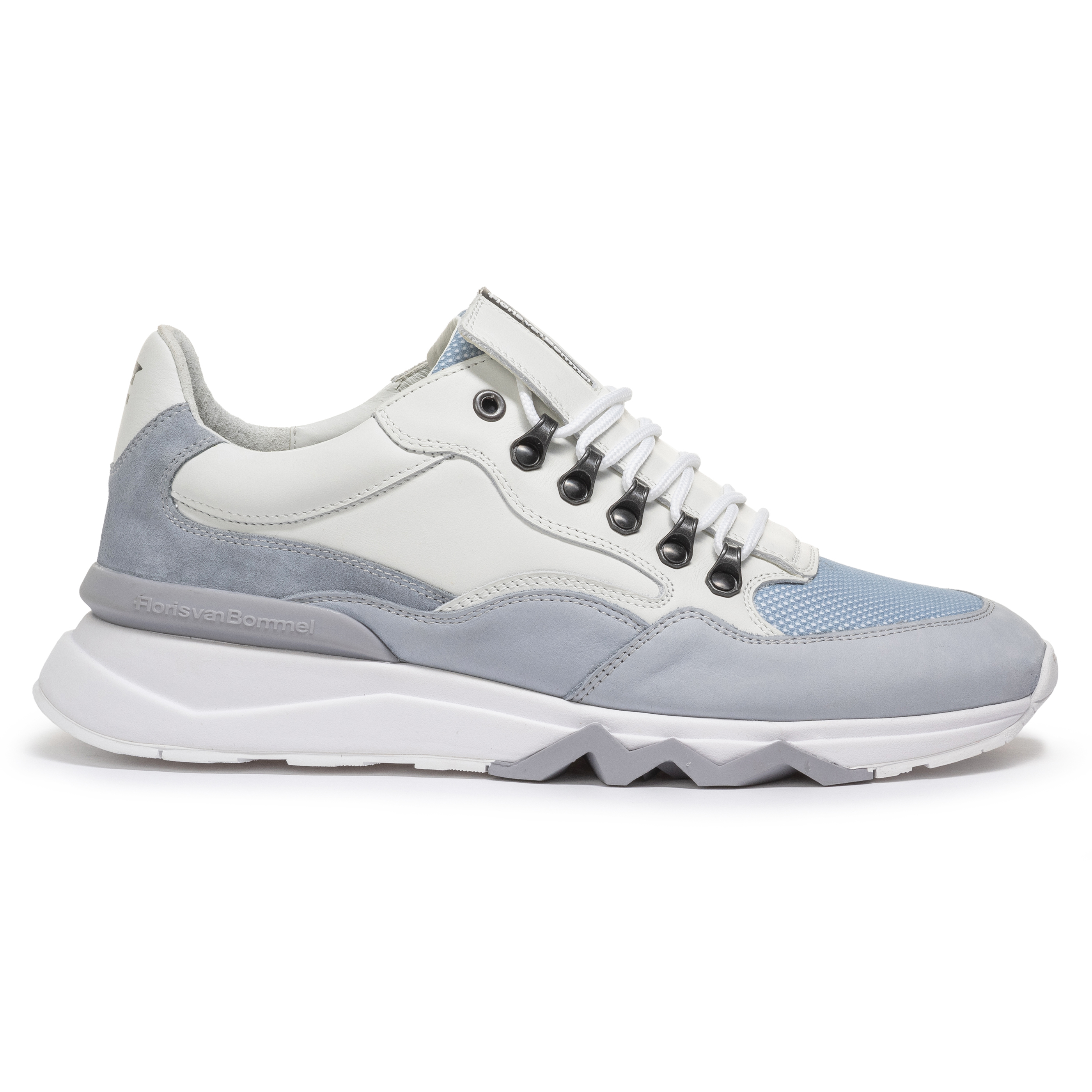 Floris van Bommel SFM-10135 Sneaker De Zager 01.24 Light Blue G1/2