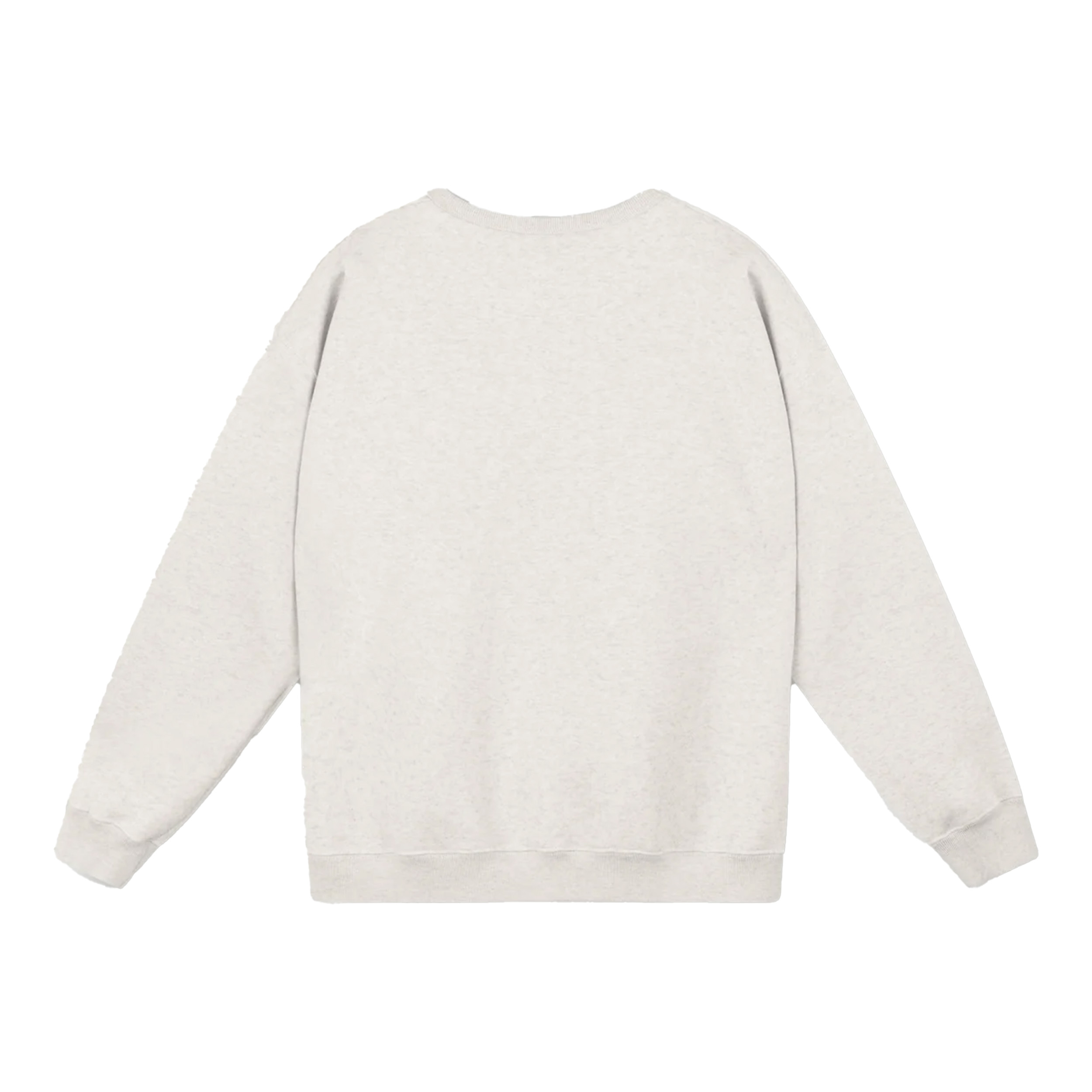 10DAYS Statement Sweater Logo Soft White Melee