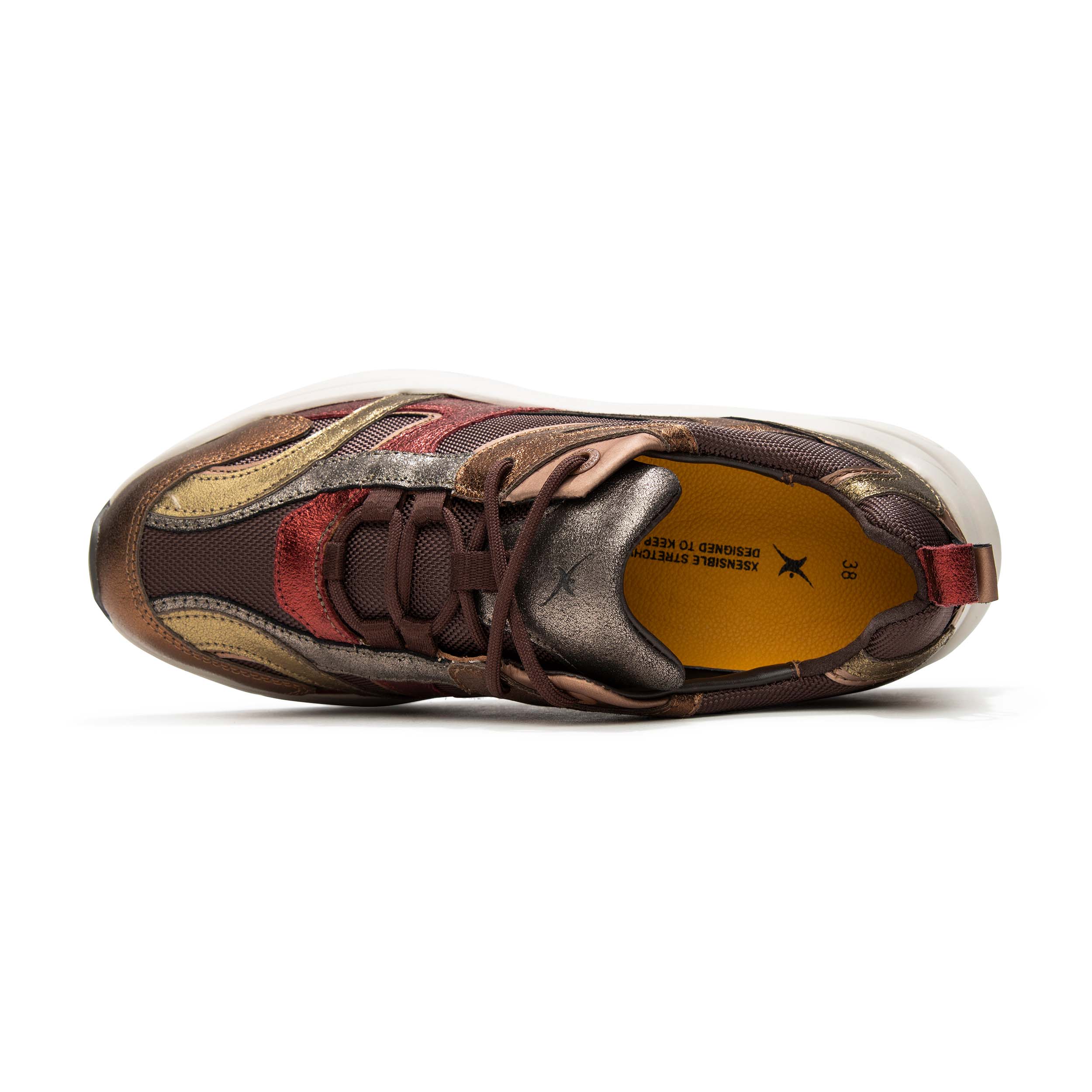 Xsensible 33003.5 Sneaker Brooklyn Women Brown Fantasy G