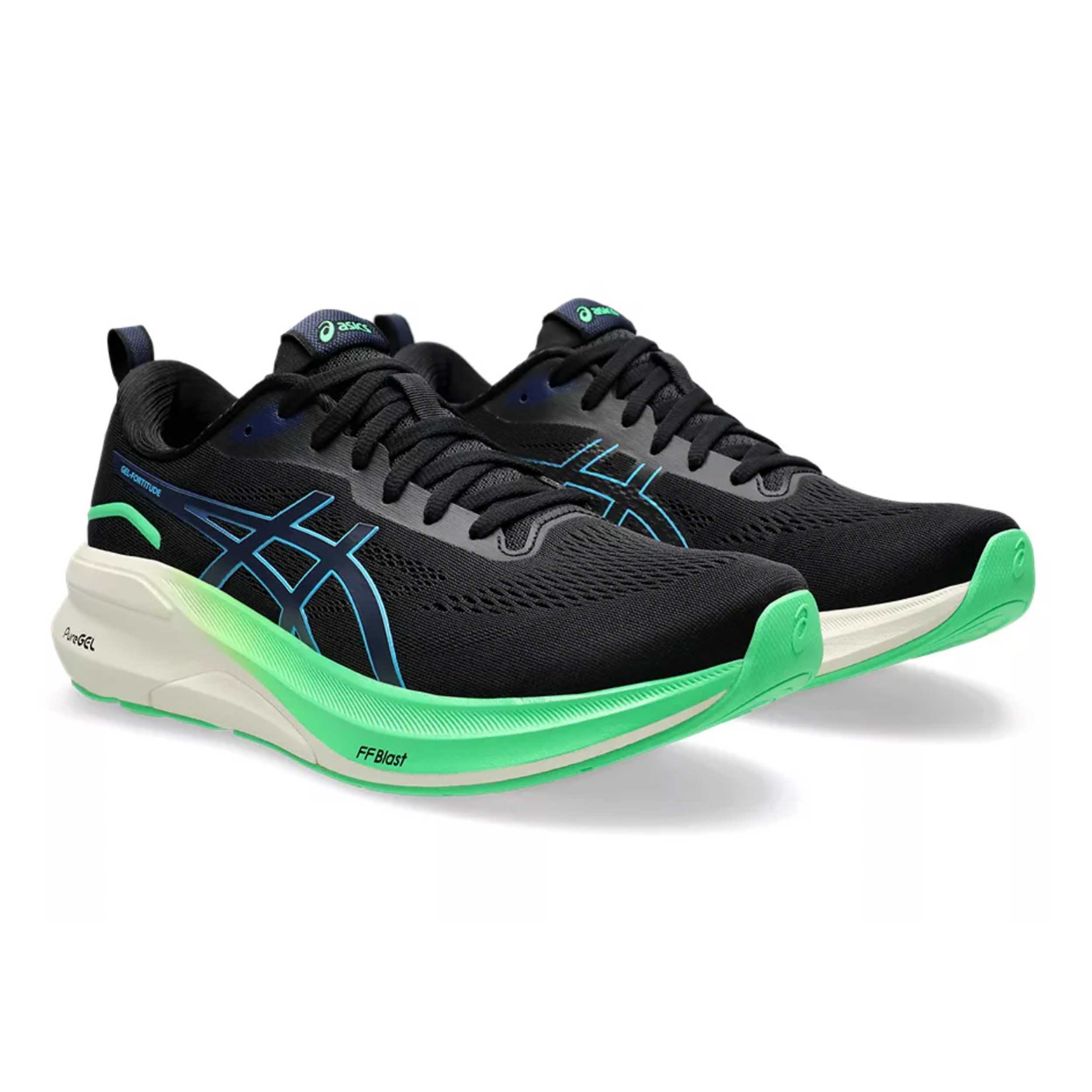 Asics 1011B989 Gel-Fortitude Men Black/Digital Aqua