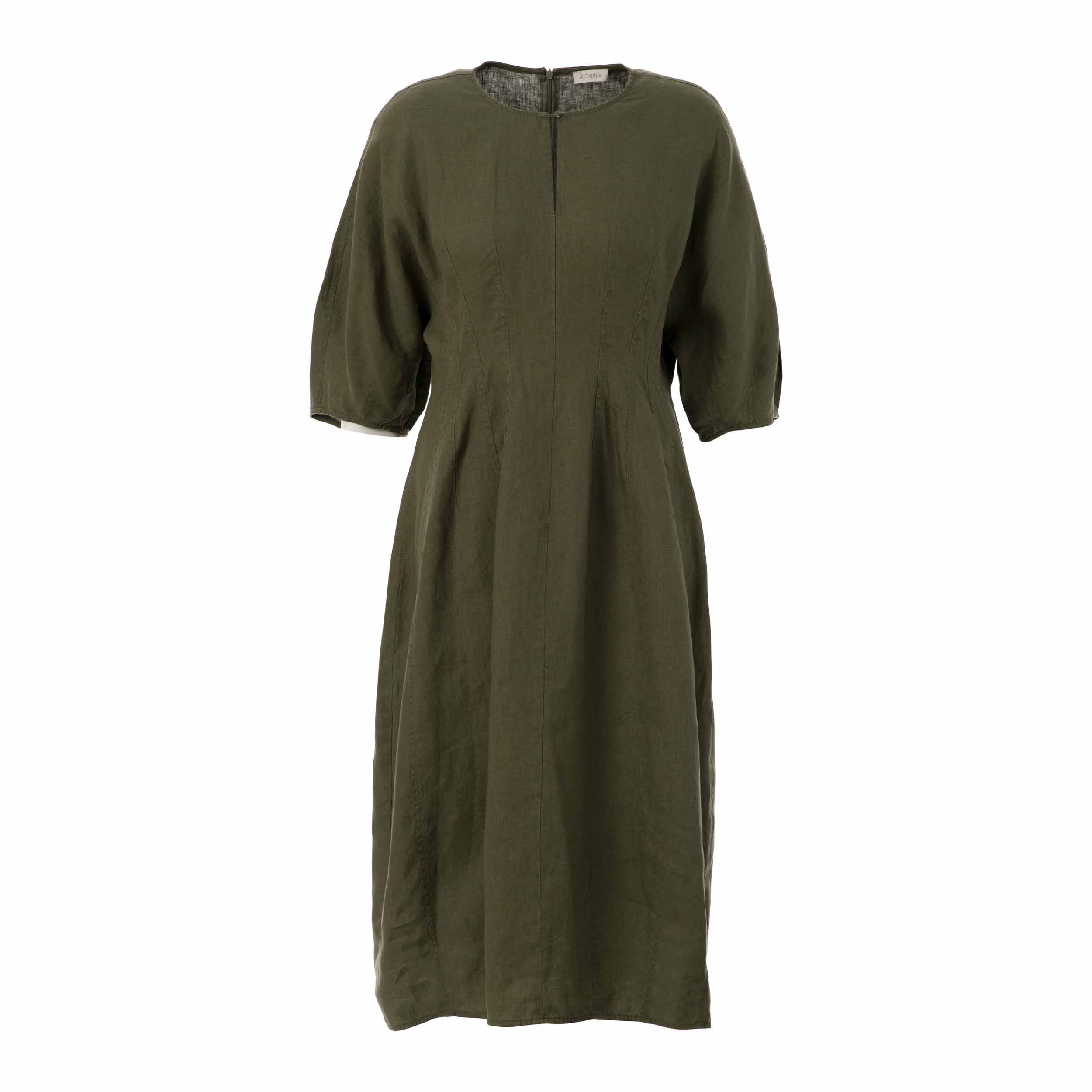 JcSophie G8114 Jurk Genevieve Army Green