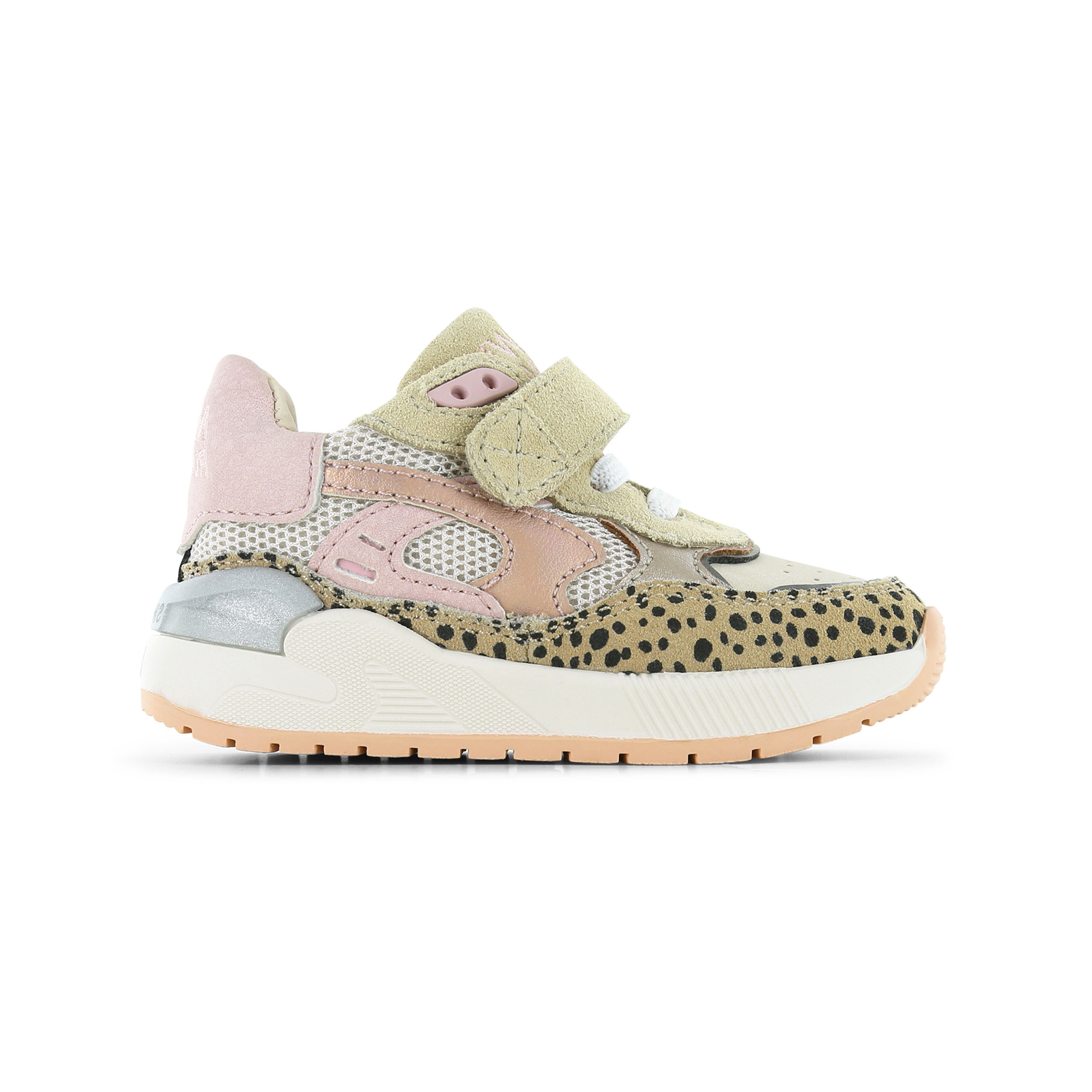 Shoesme ST25S006 Sneaker Beige/Animal/Pink