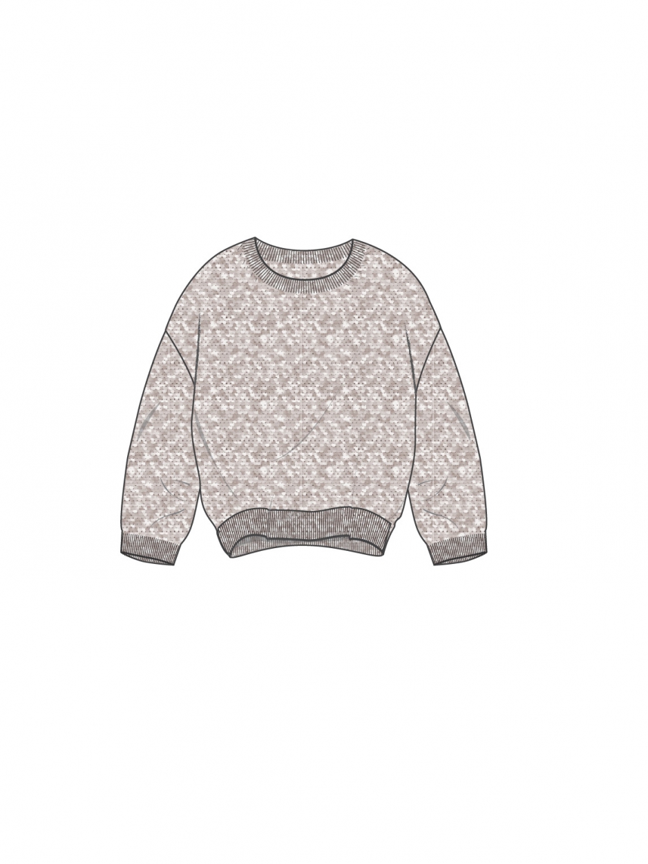 10Days shiny kniy sweater stone
