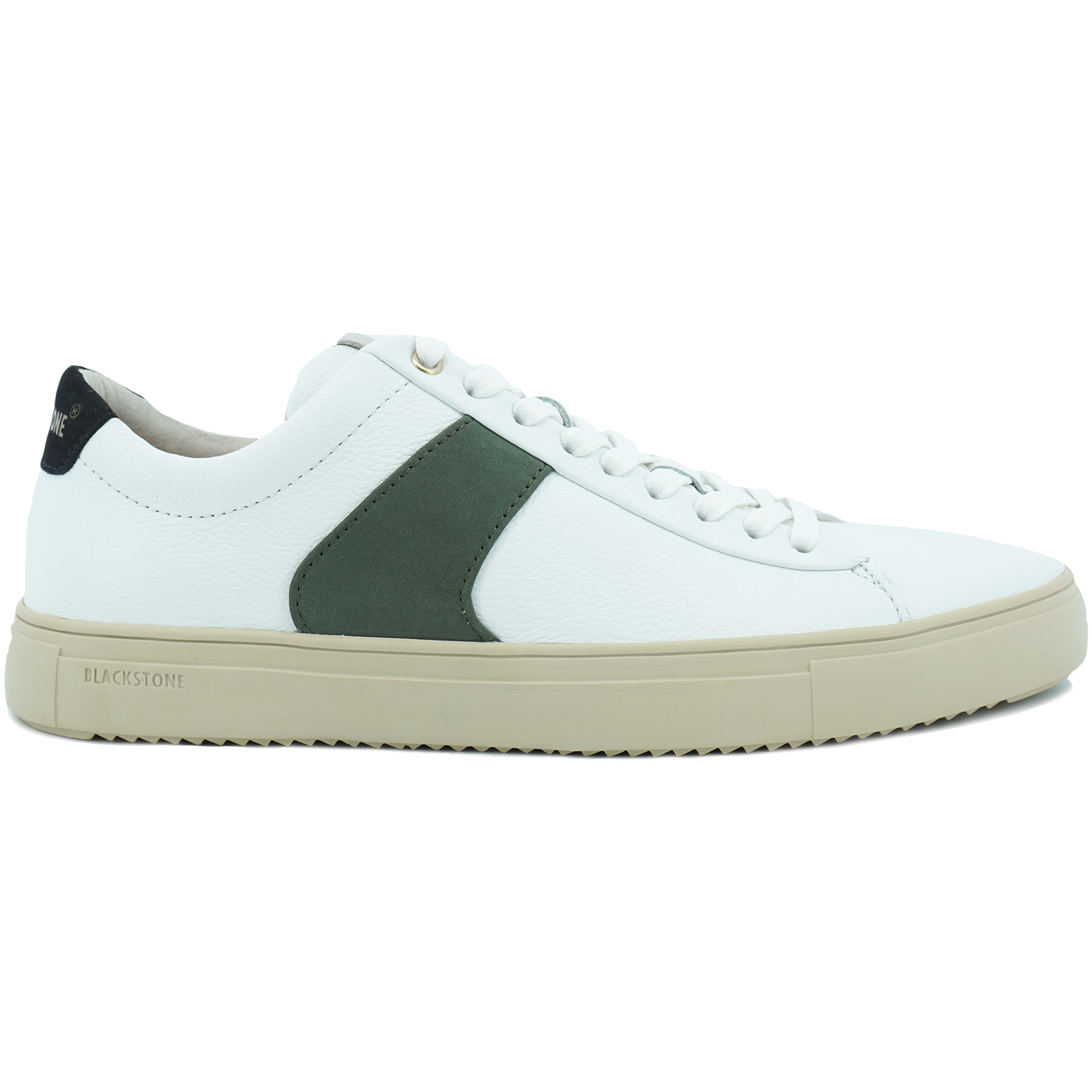 baai zomer Voorganger Blackstone Sneaker VG09 white/dark green