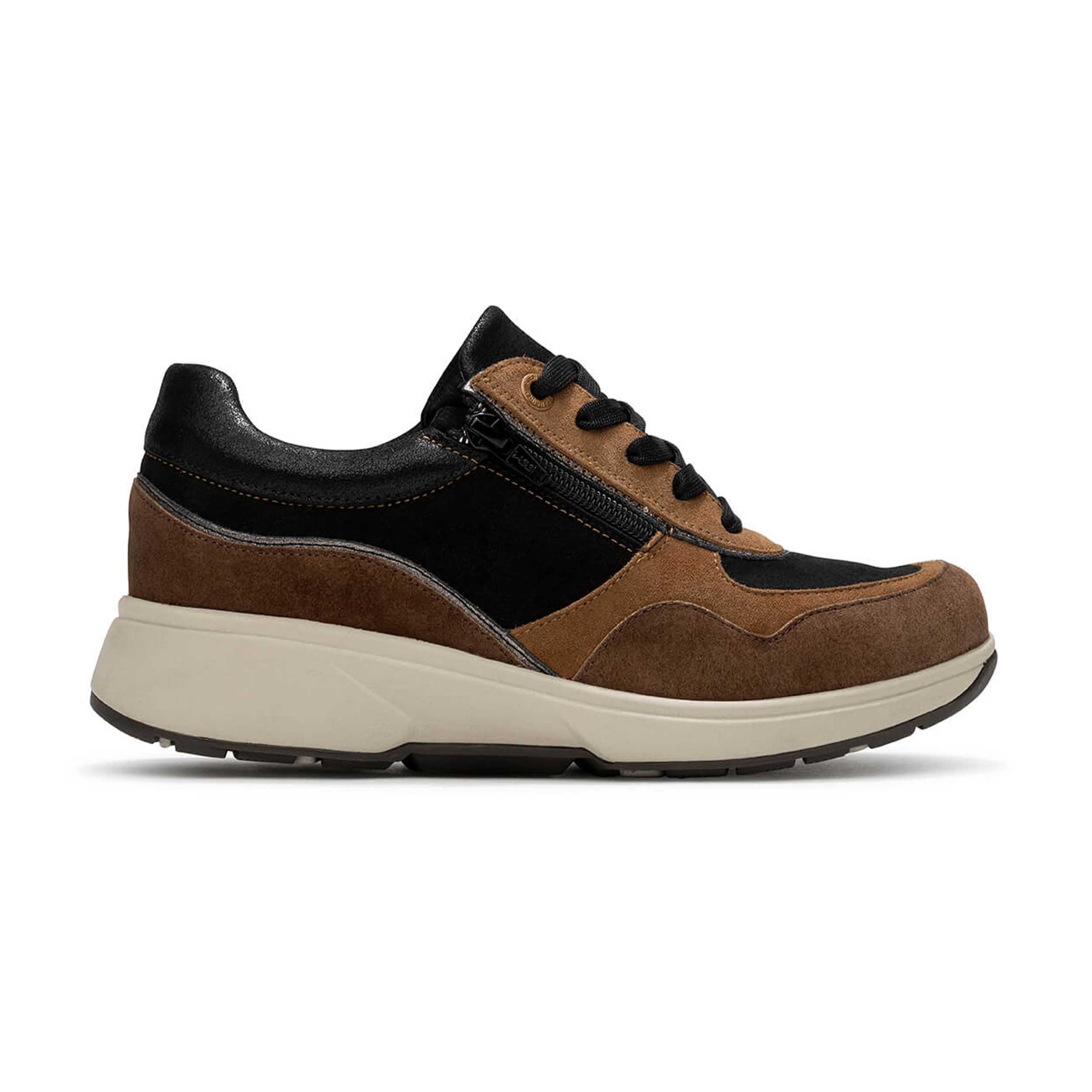 Xsensible 30204.2 Sneaker Lima Dark Brown Combi Hx