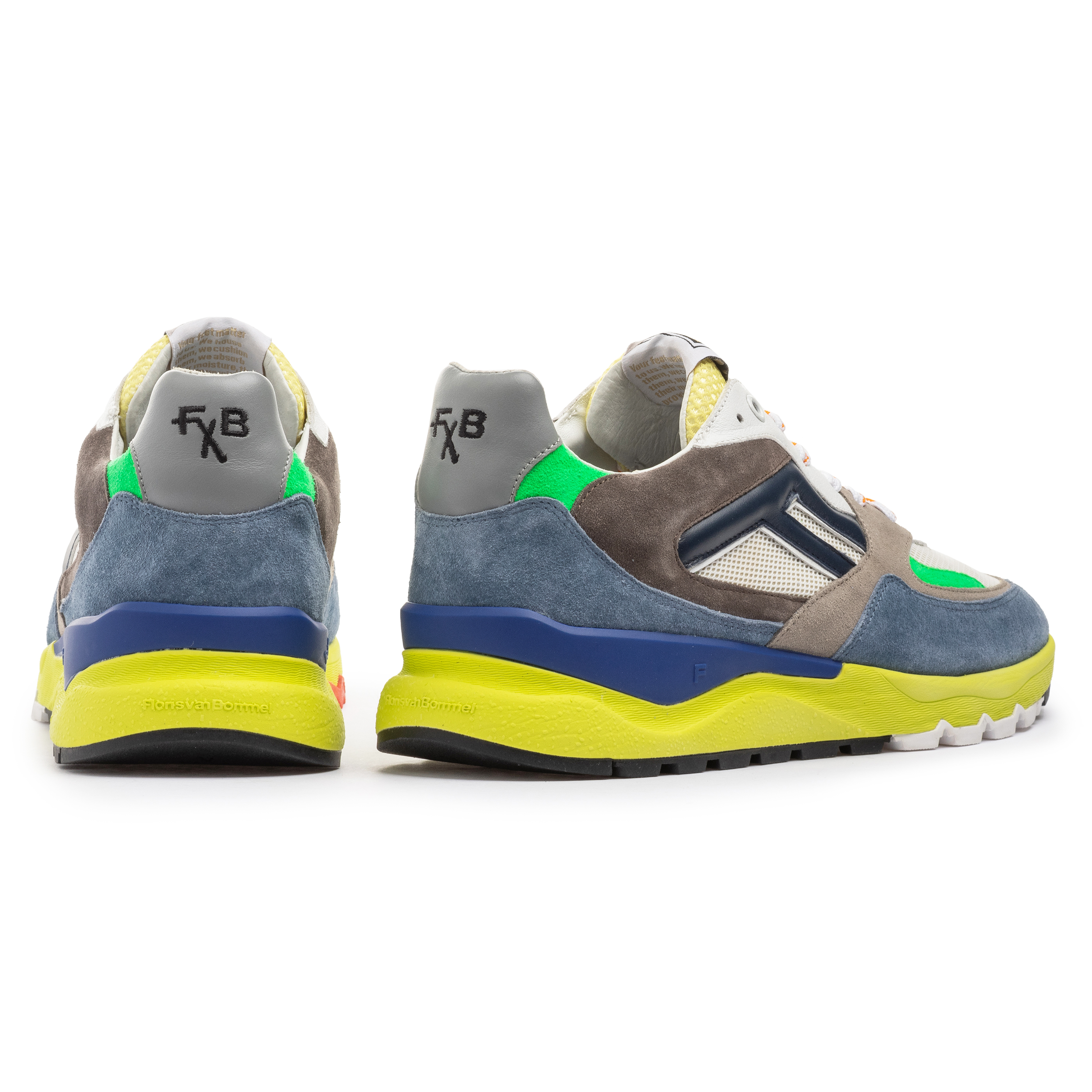 Floris van Bommel SFM-10154 Sneaker De Treener 01.11 Green G1/2
