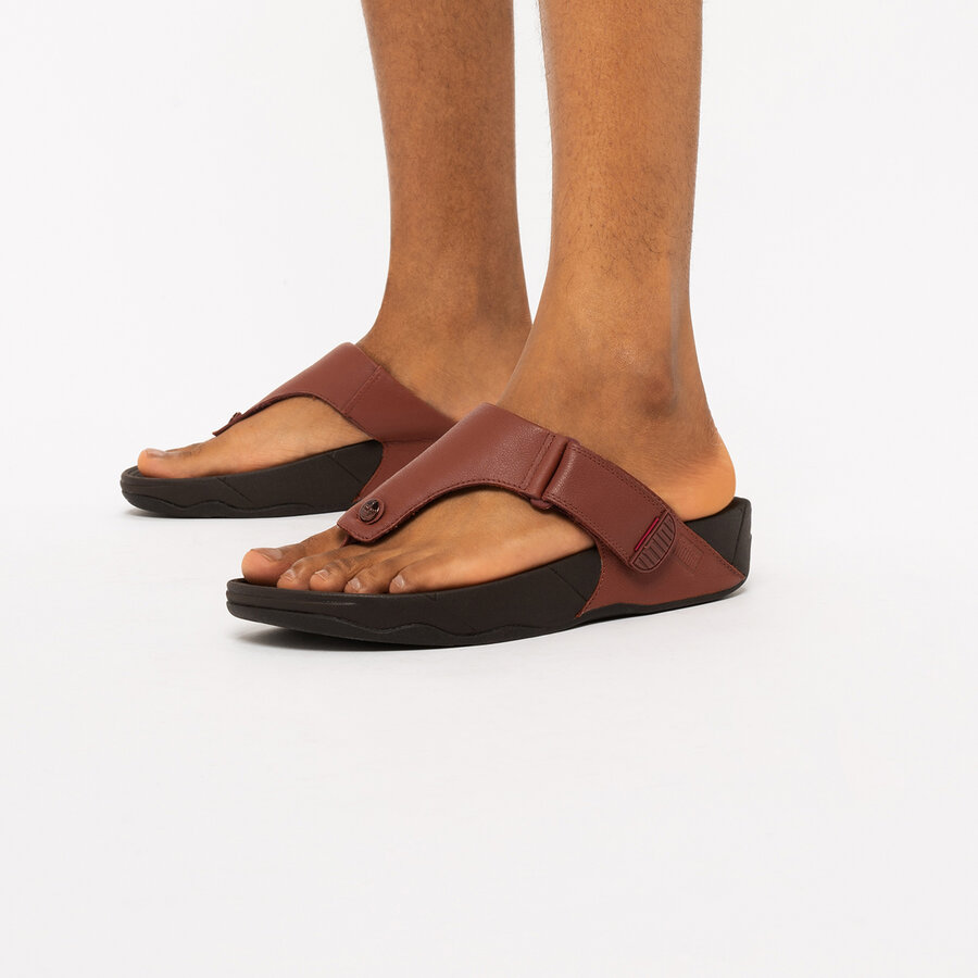 FitFlop 279 Slipper Trakk II Men Dark Tan