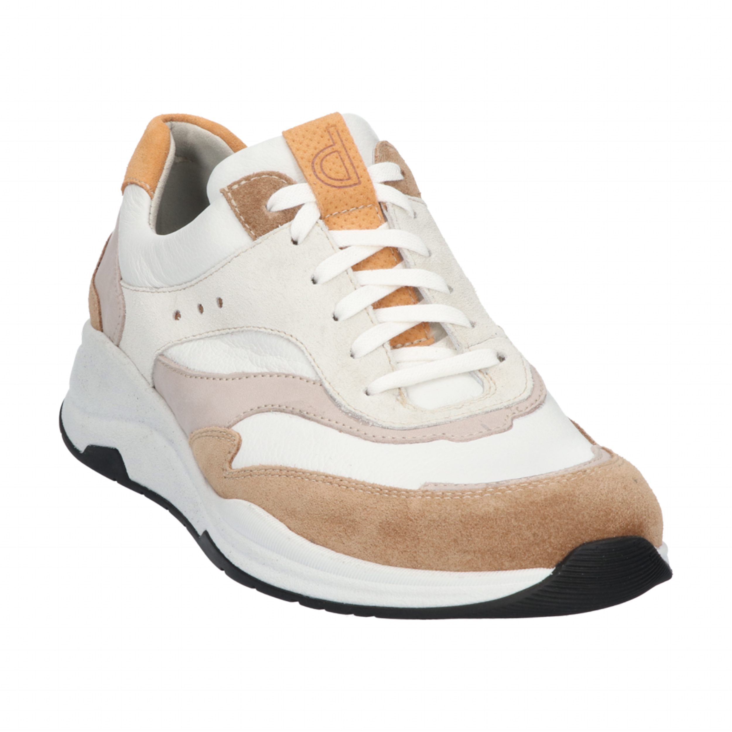 Durea 6267 Sneaker Tabacco/Kiezel/Wit E