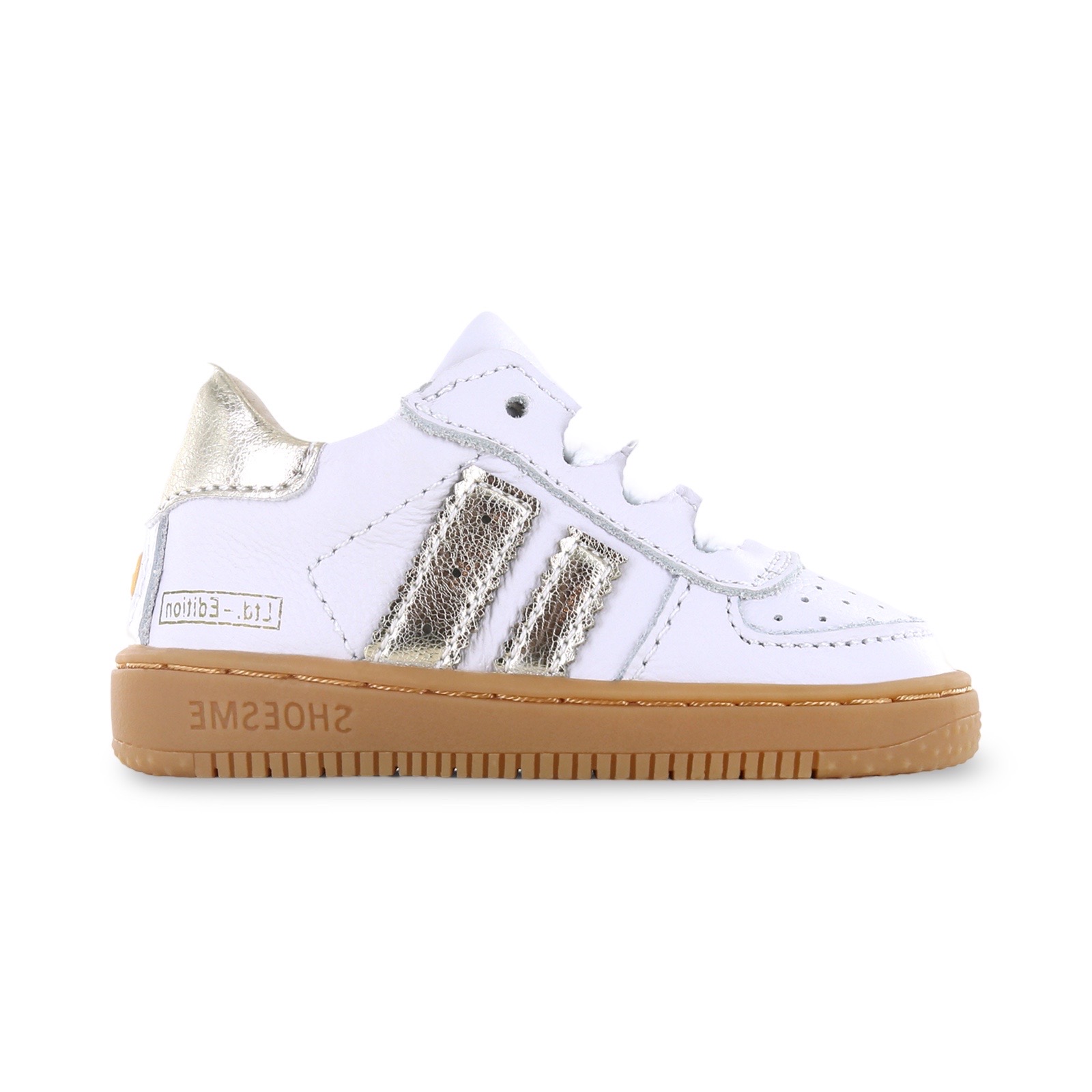 Shoesme BN25S003 Sneaker Extreme-Flex White/Gold