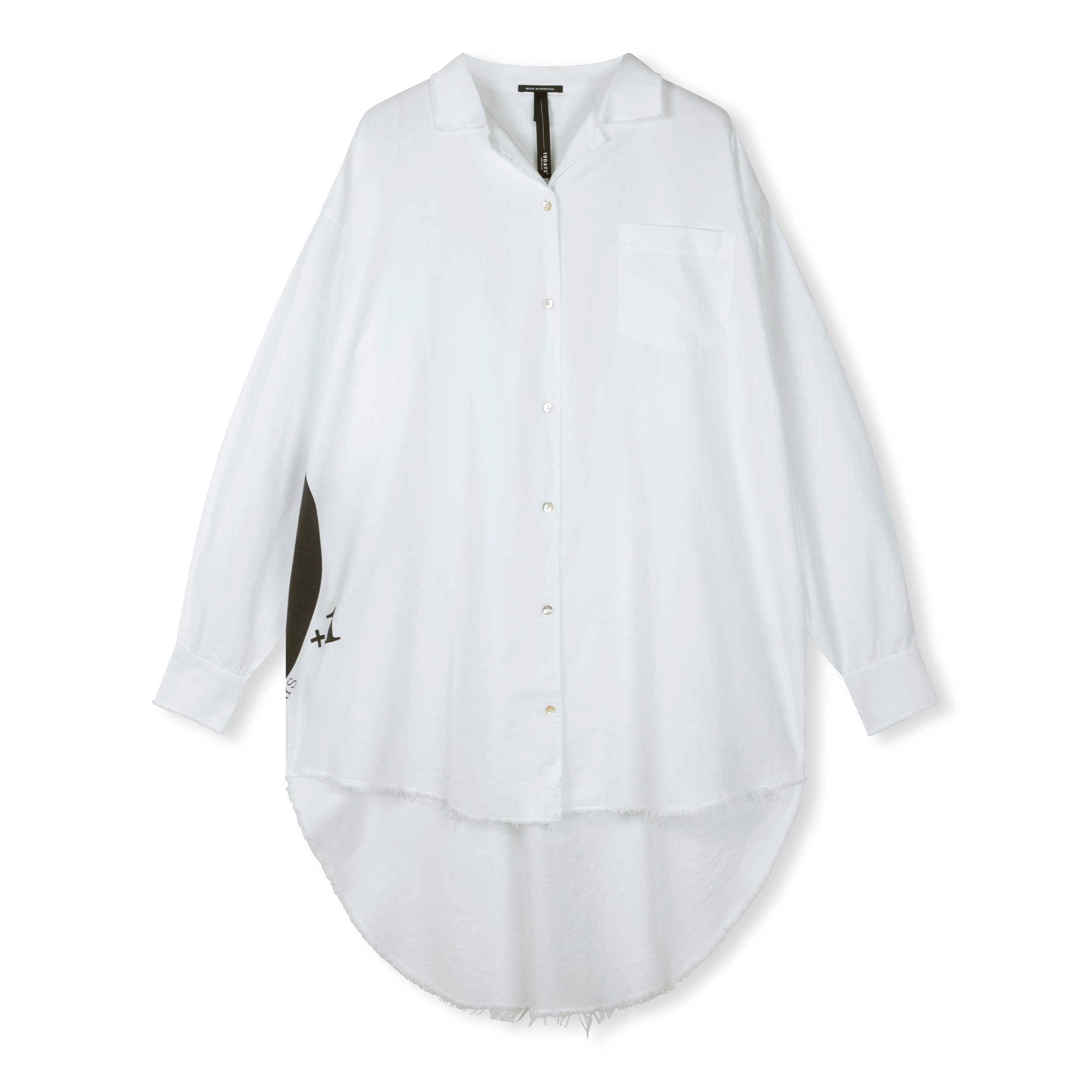 10Days woven shirt white