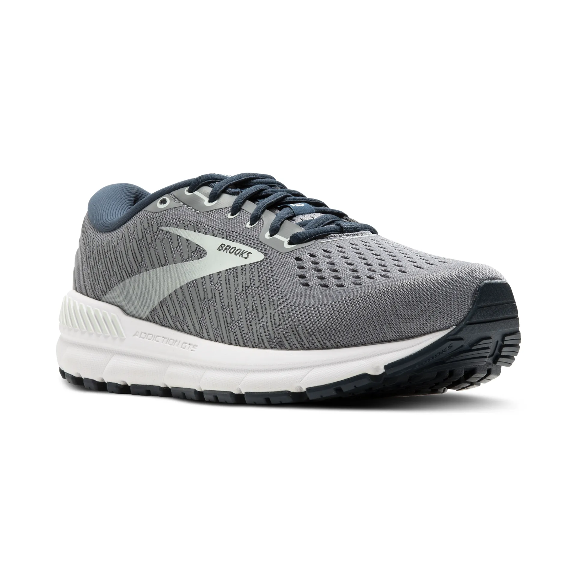 Brooks 120352 Addiction GTS 15 Women Grey/Navy/Aqua