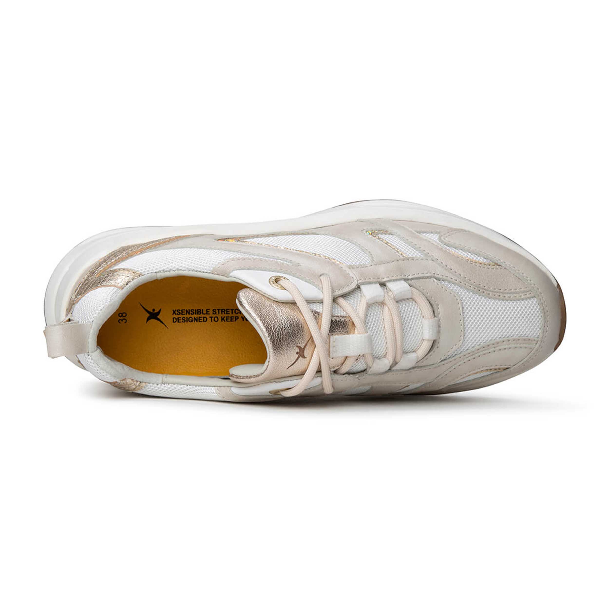 Xsensible 33003.5 Sneaker Brooklyn Women Soft Pearl Combi G