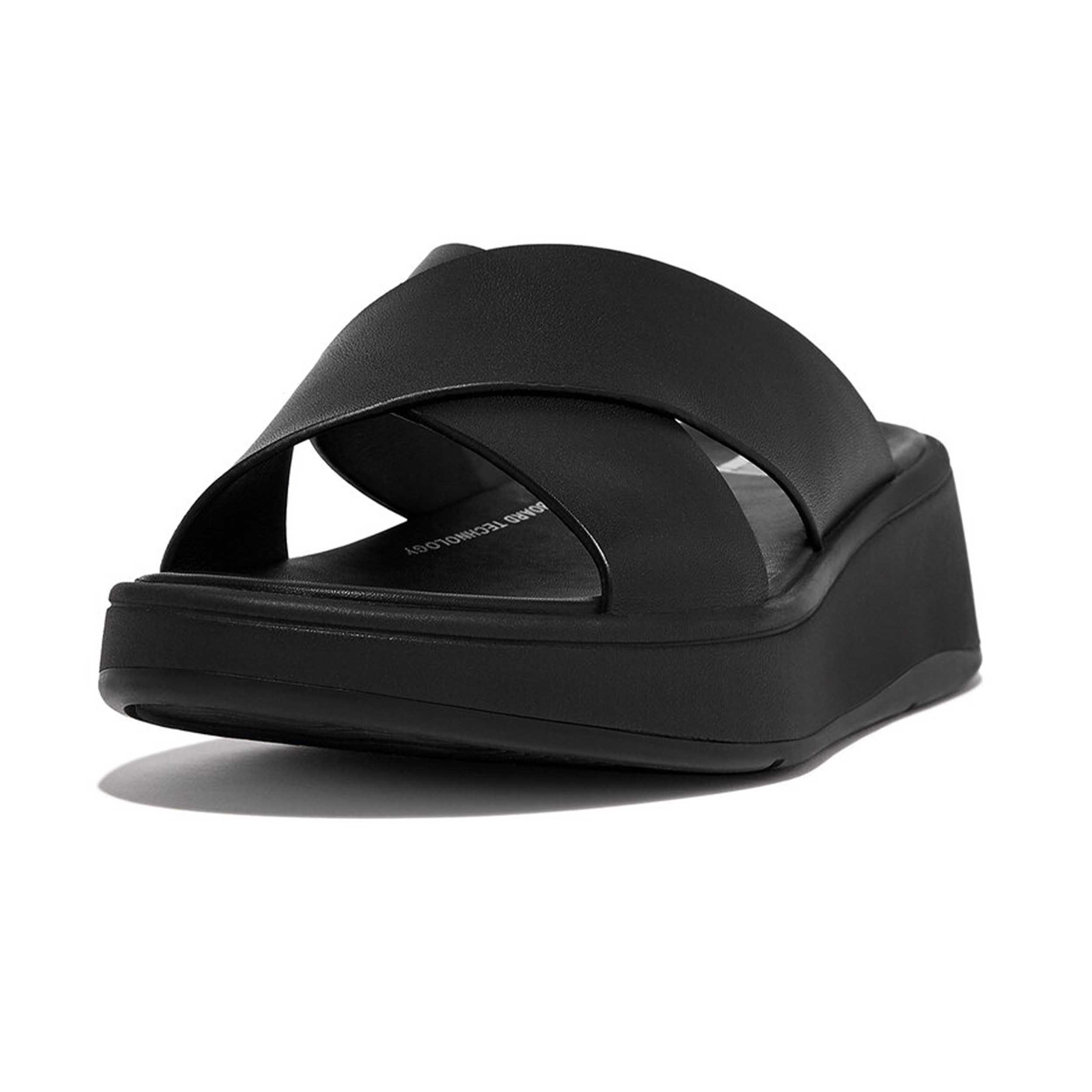 FitFlop FW5 Slipper F-Mode Flatform All Black
