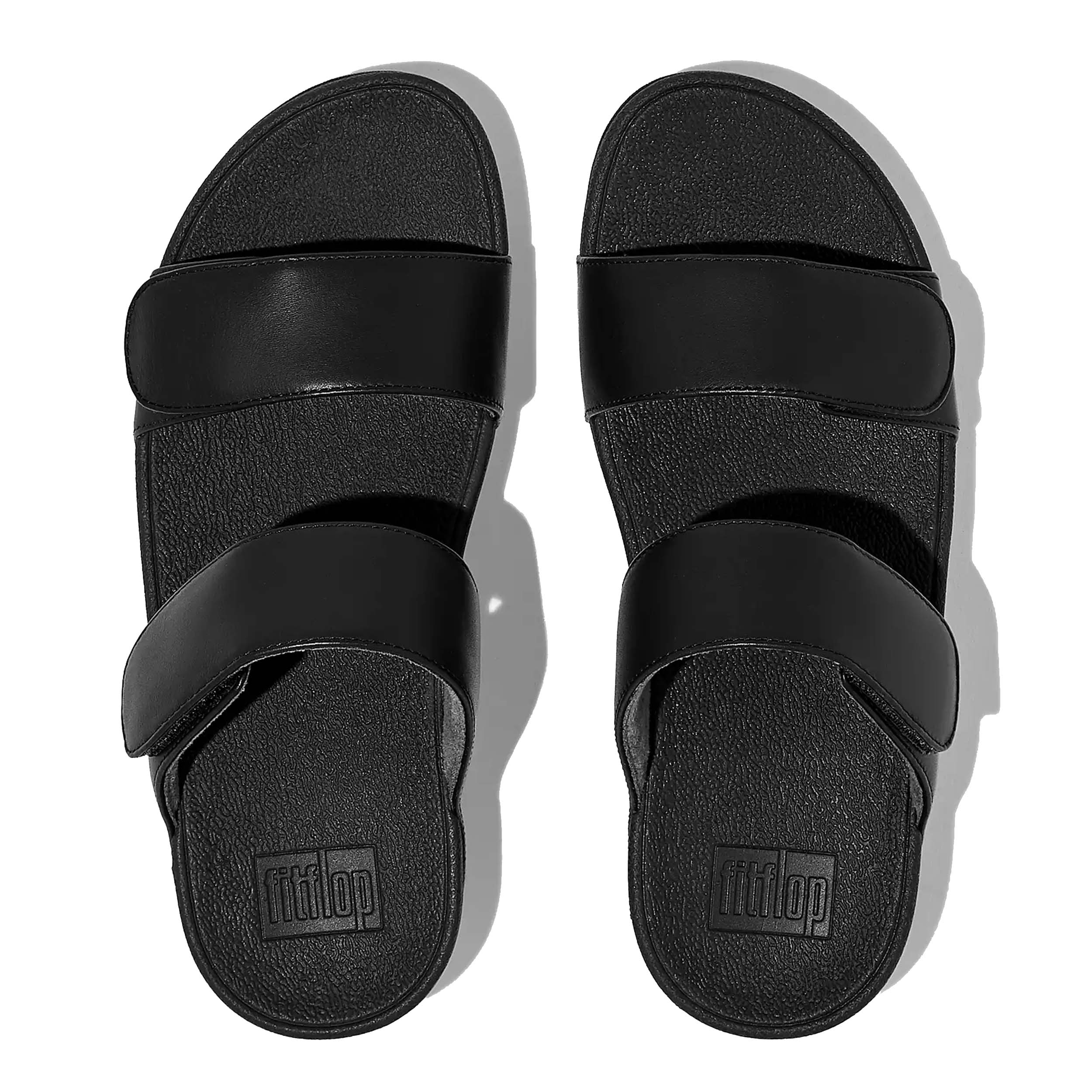 FitFlop FV6 Slipper Lulu Ajustable All Black