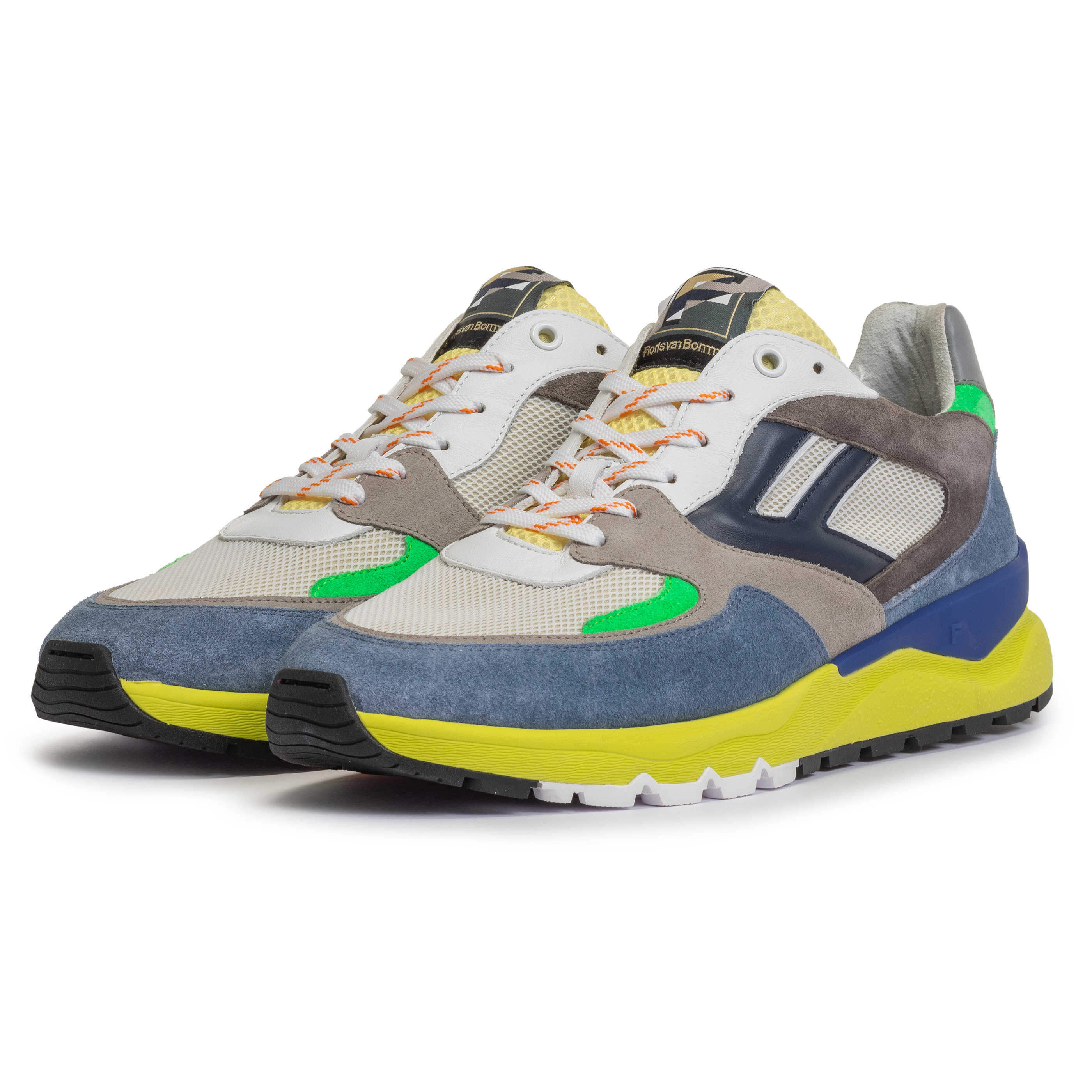 Floris van Bommel SFM-10154 Sneaker De Treener 01.11 Green G1/2