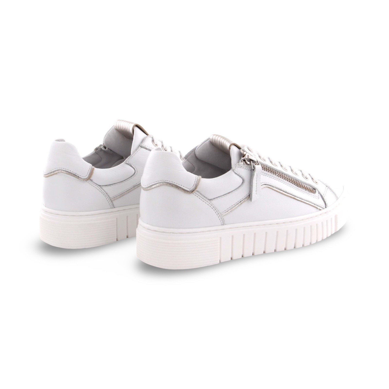 AQA A8697 Sneaker Bele White/Champagne