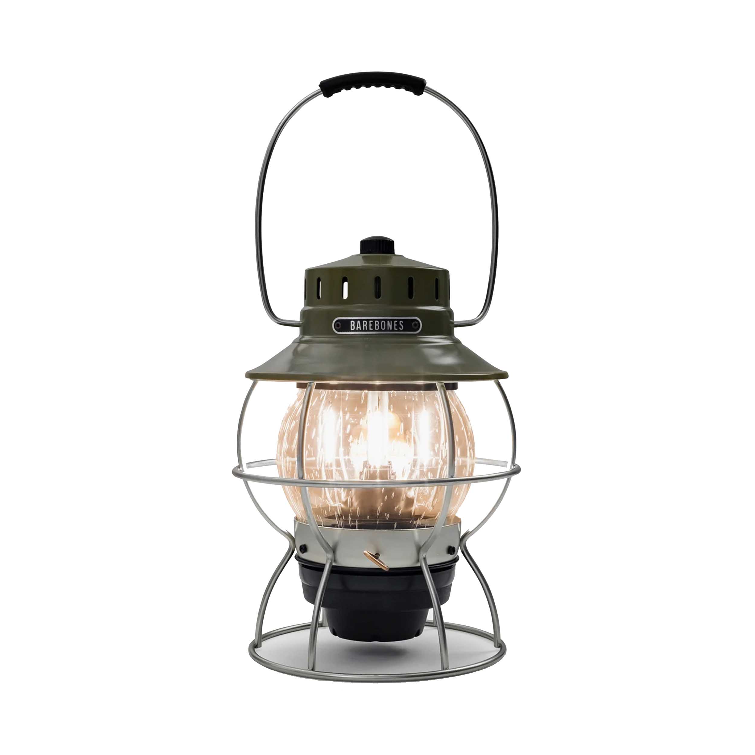 Barebones 281 Lamp Railroad Lantern Olive