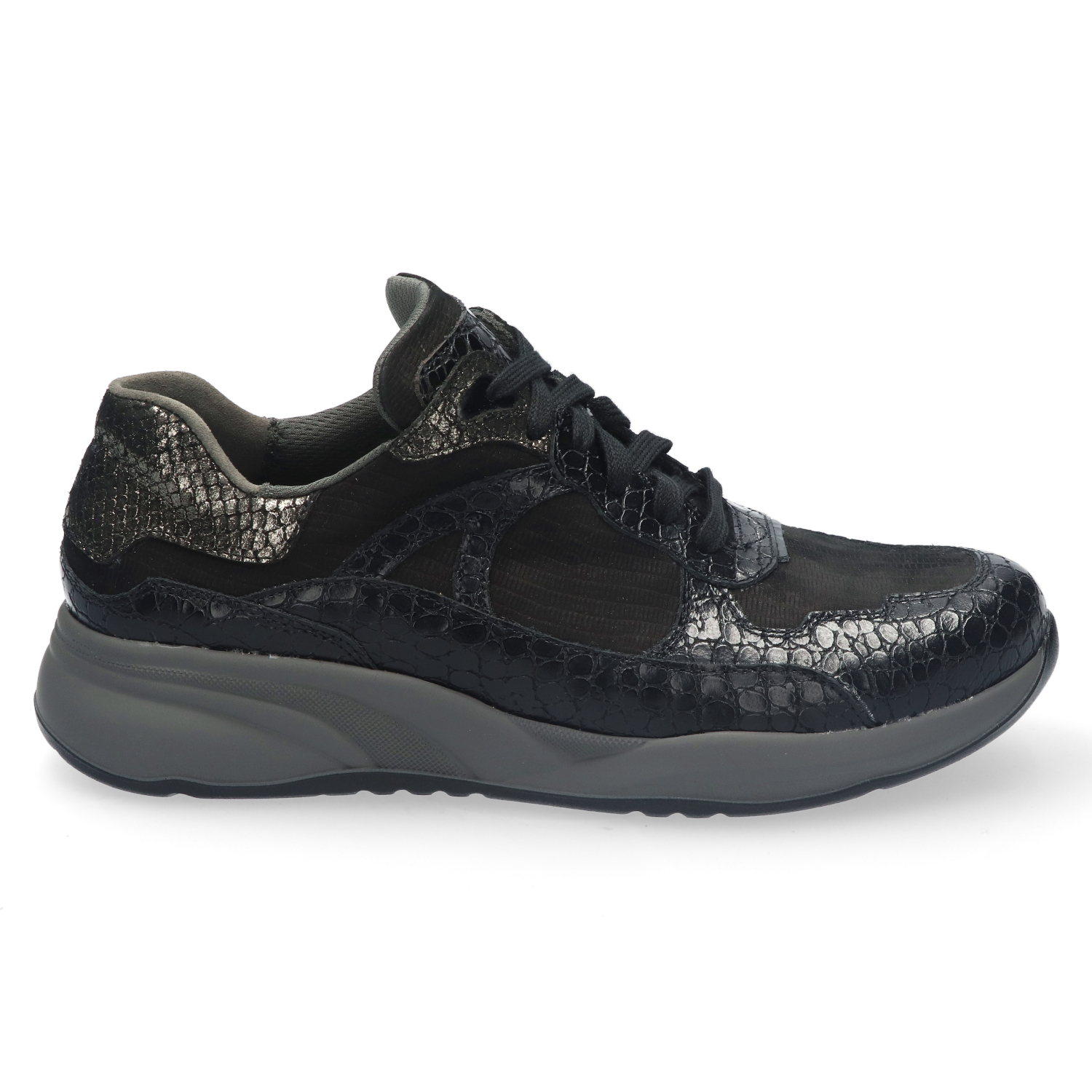 Durea 6283 Sneaker Zwart/Antraciet G