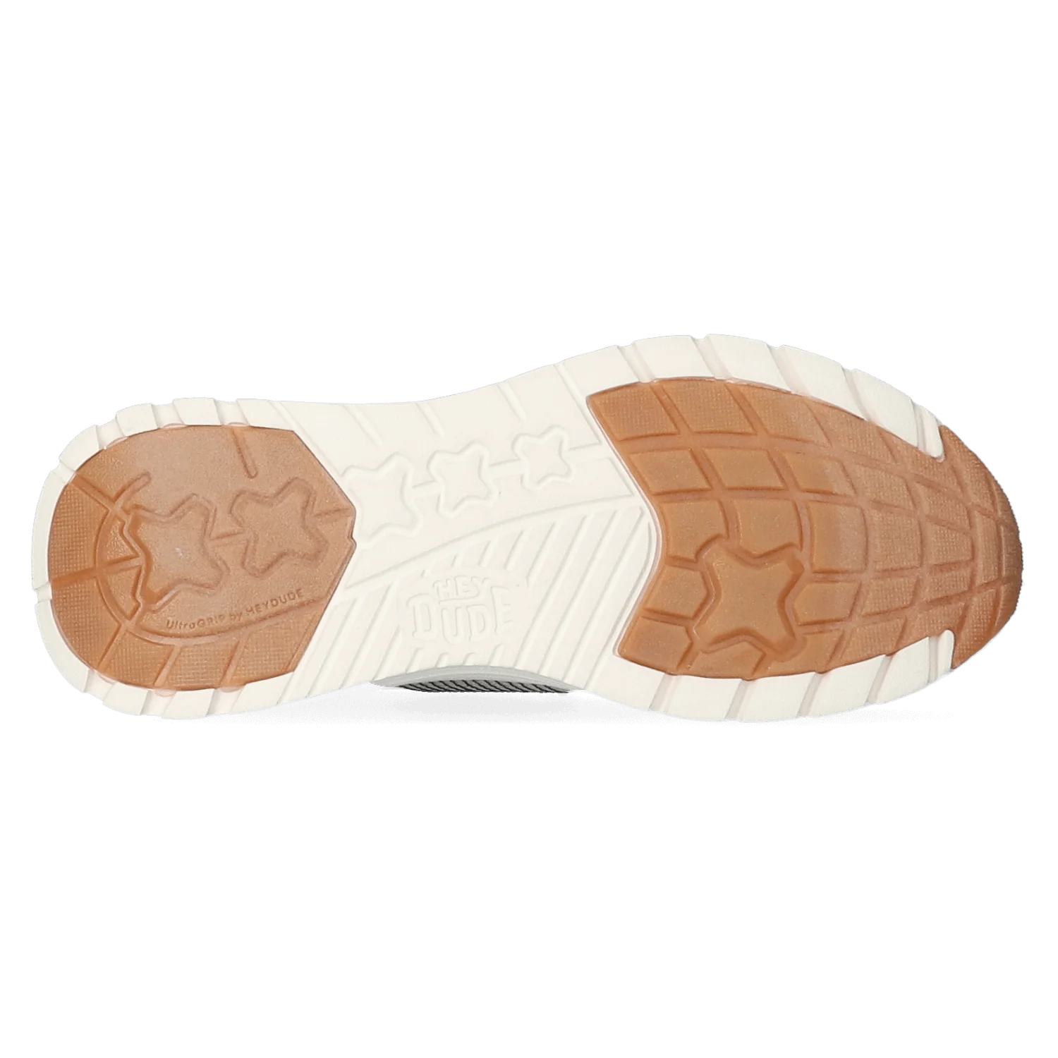 HEYDUDE Sirocco Alta Sneaker Uomo - Scarpe Casual Leggere E Traspiranti (Grigio Pietra, 42 EU)
