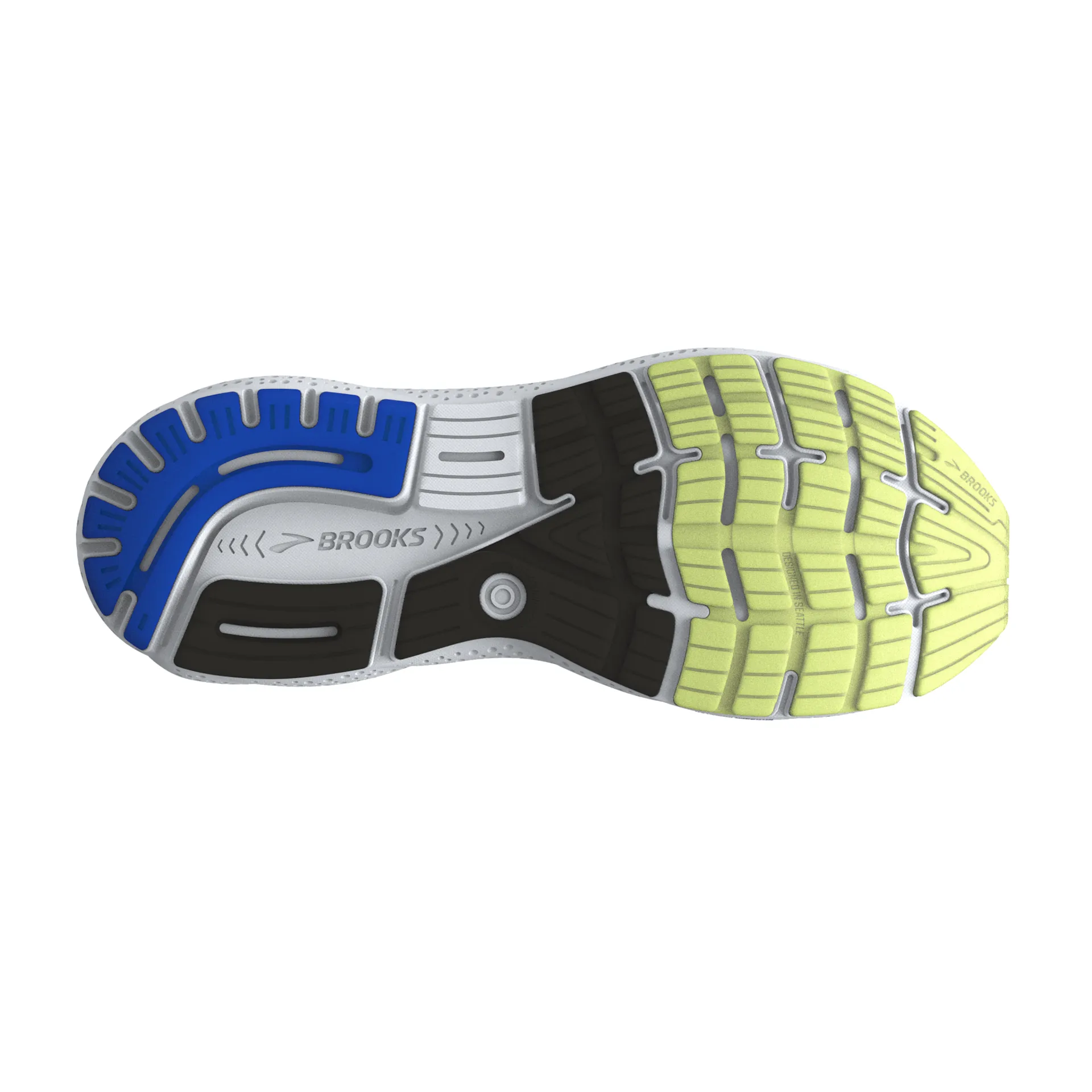Brooks 110418 Ghost 16 Men Black/Cobalt/Neo Yellow