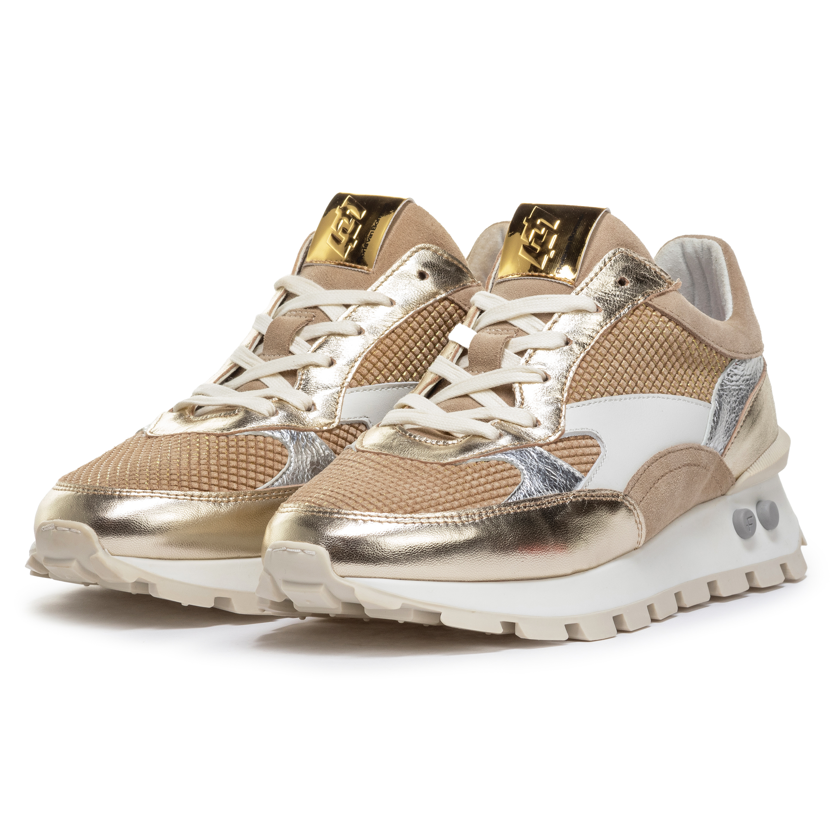Floris van Bommel SFW-10098 Sneaker Blokki 04.10 Gold G