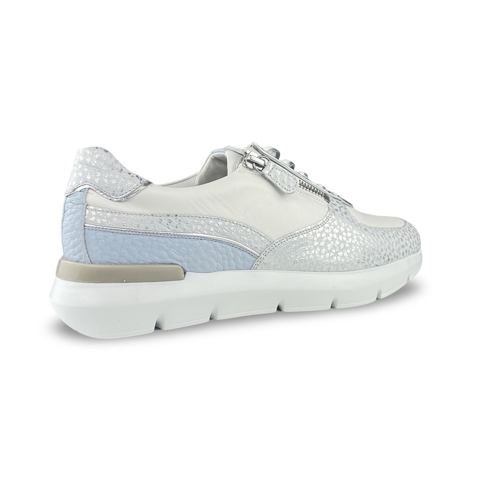 Hassia 301315 Sneaker Bordeaux Silver/Sky H
