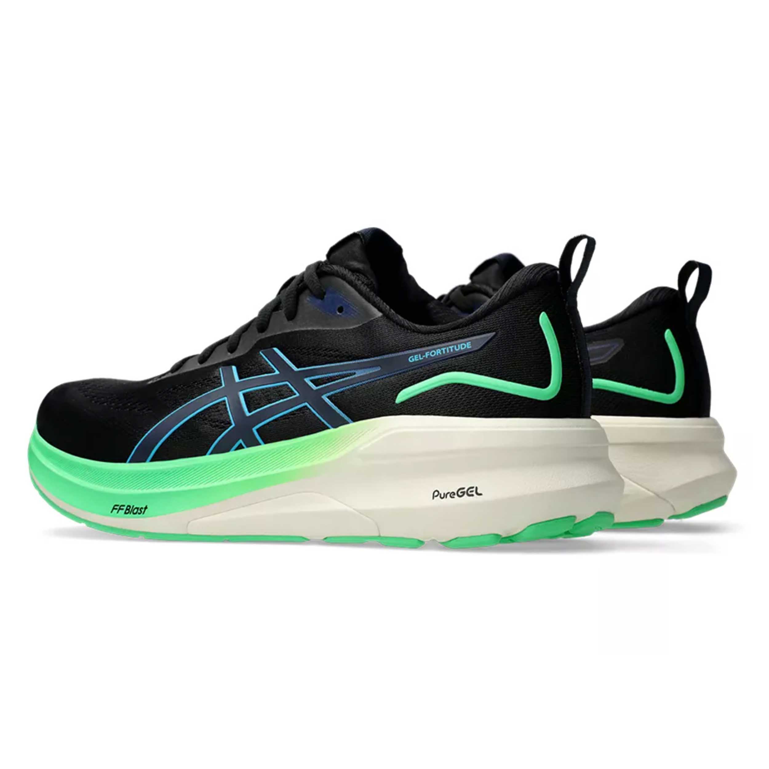 Asics 1011B989 Gel-Fortitude Men Black/Digital Aqua
