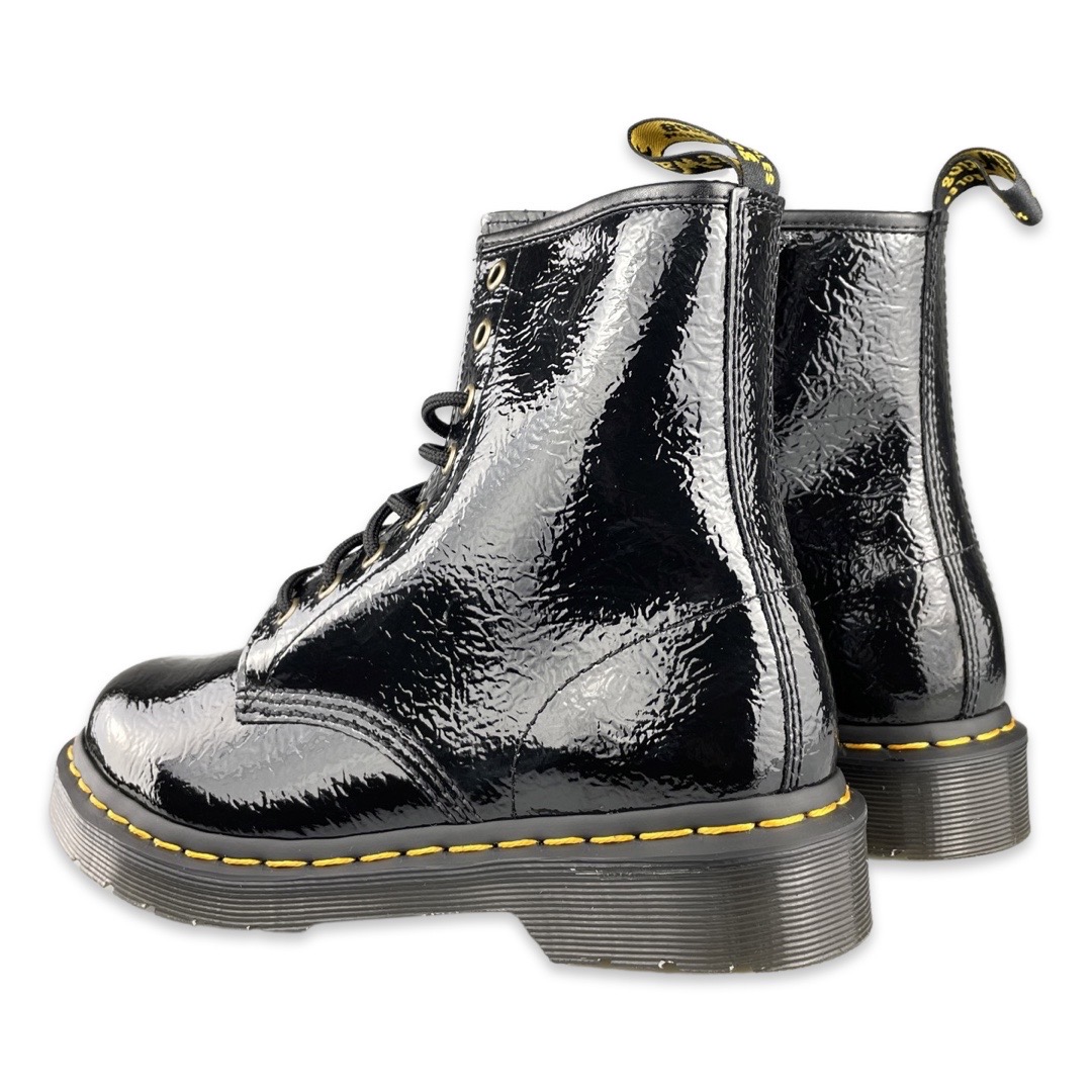 Dr. Martens 1460 Boot Distressed Patent Black 